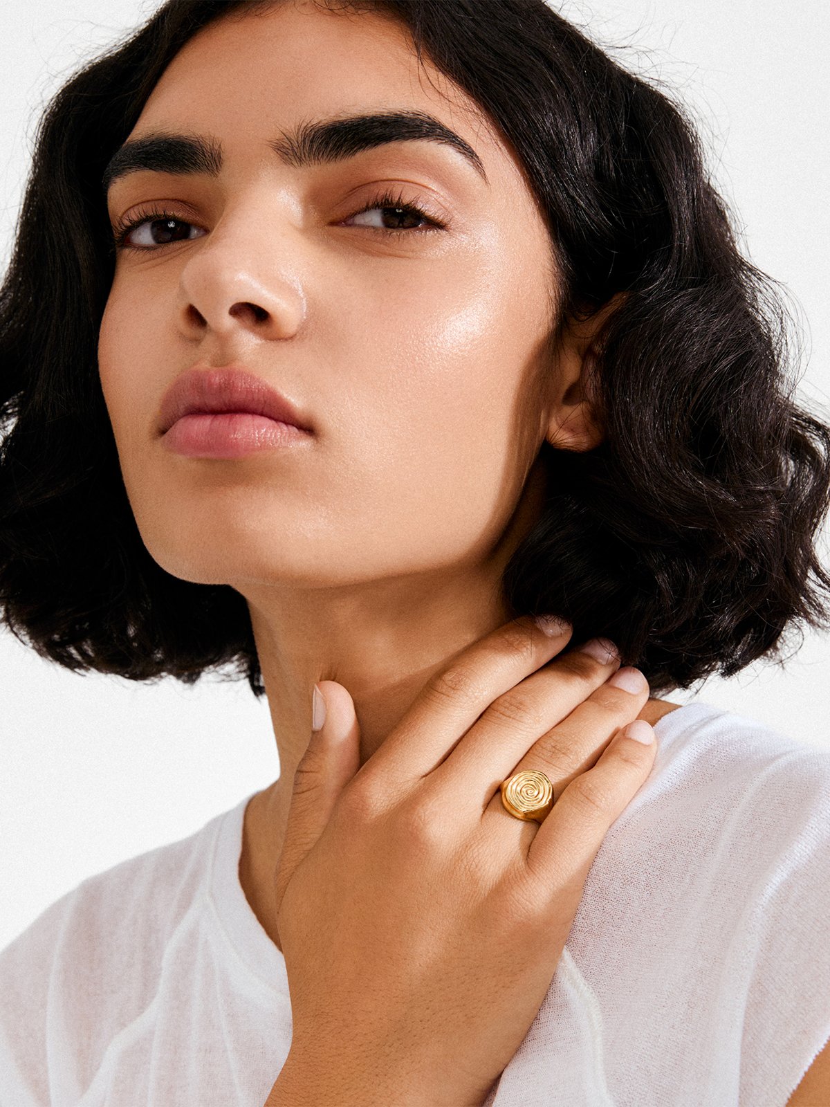 Pilgrim Air Ring Gold