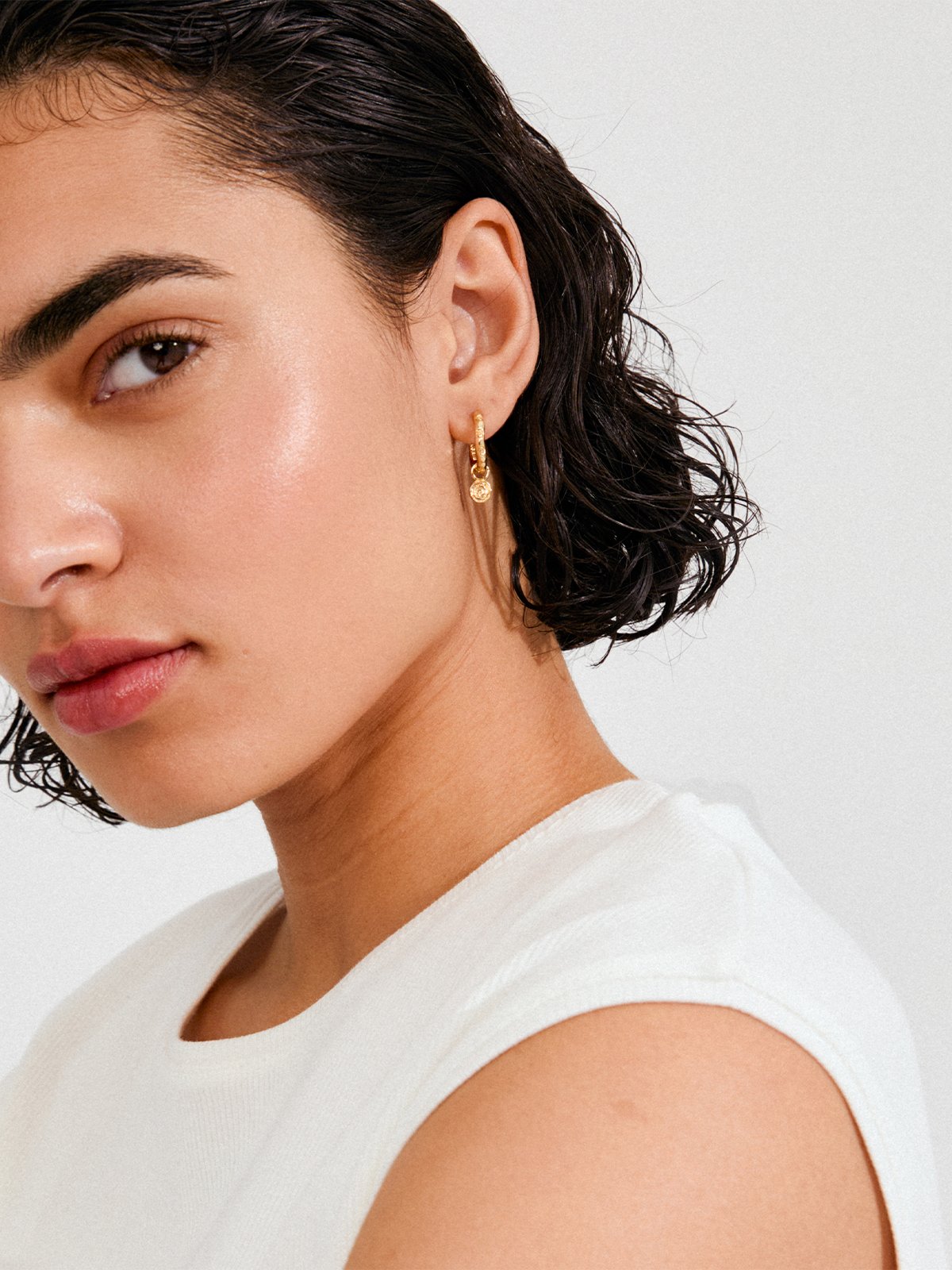 Pilgrim Fire Øredobber Gold