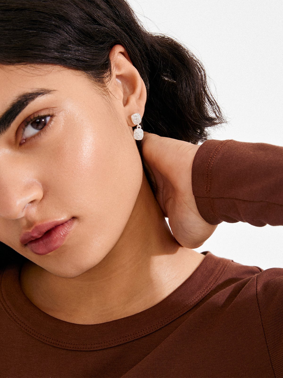 Pilgrim Ember Øredobber Silver