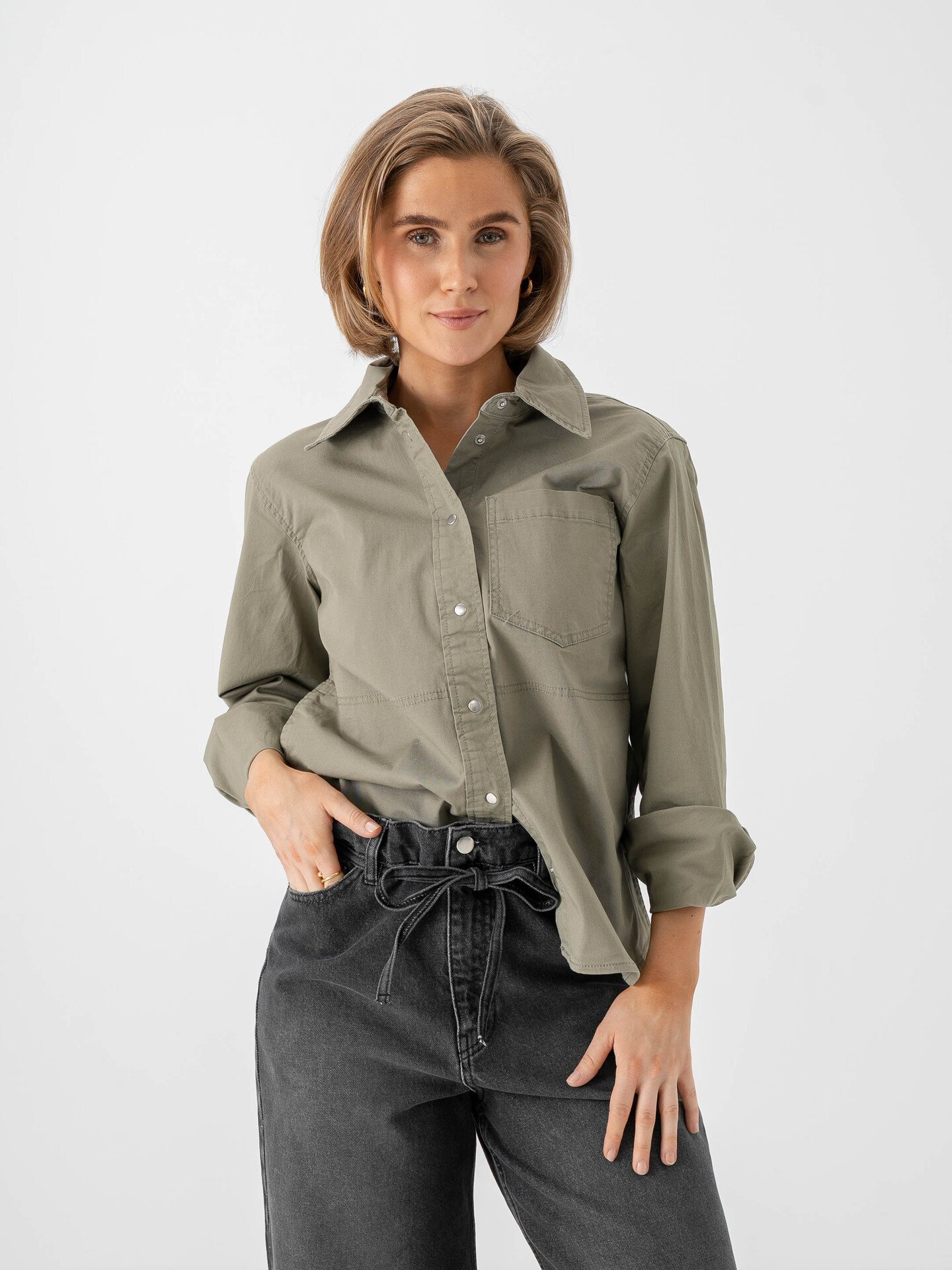 Part Two Nayla Shirt Vetiver