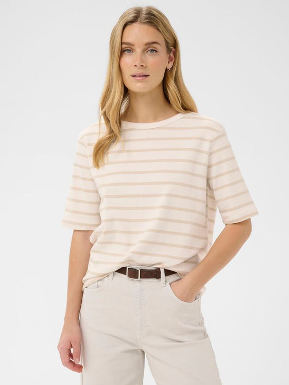 Part Two Ratana T-Shirt French Oak Stripe