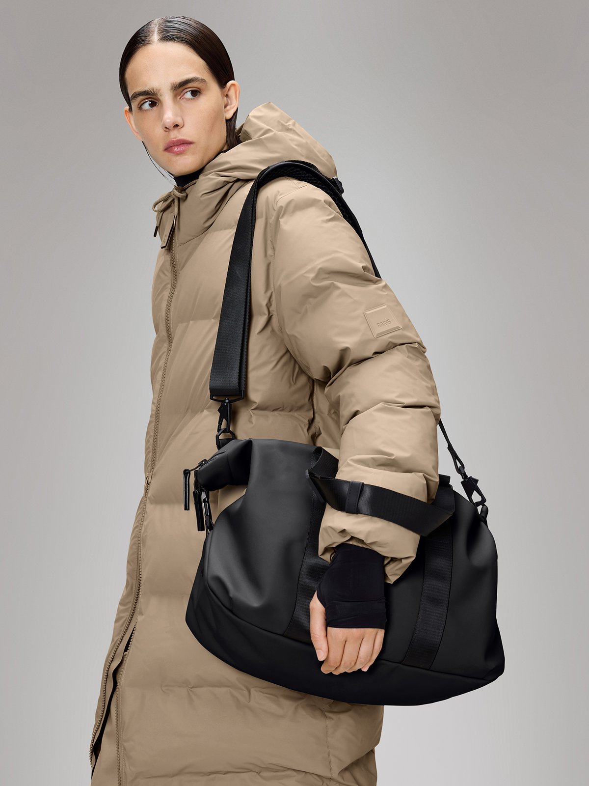 Rains Valera Weekend Bag Small W3 Black