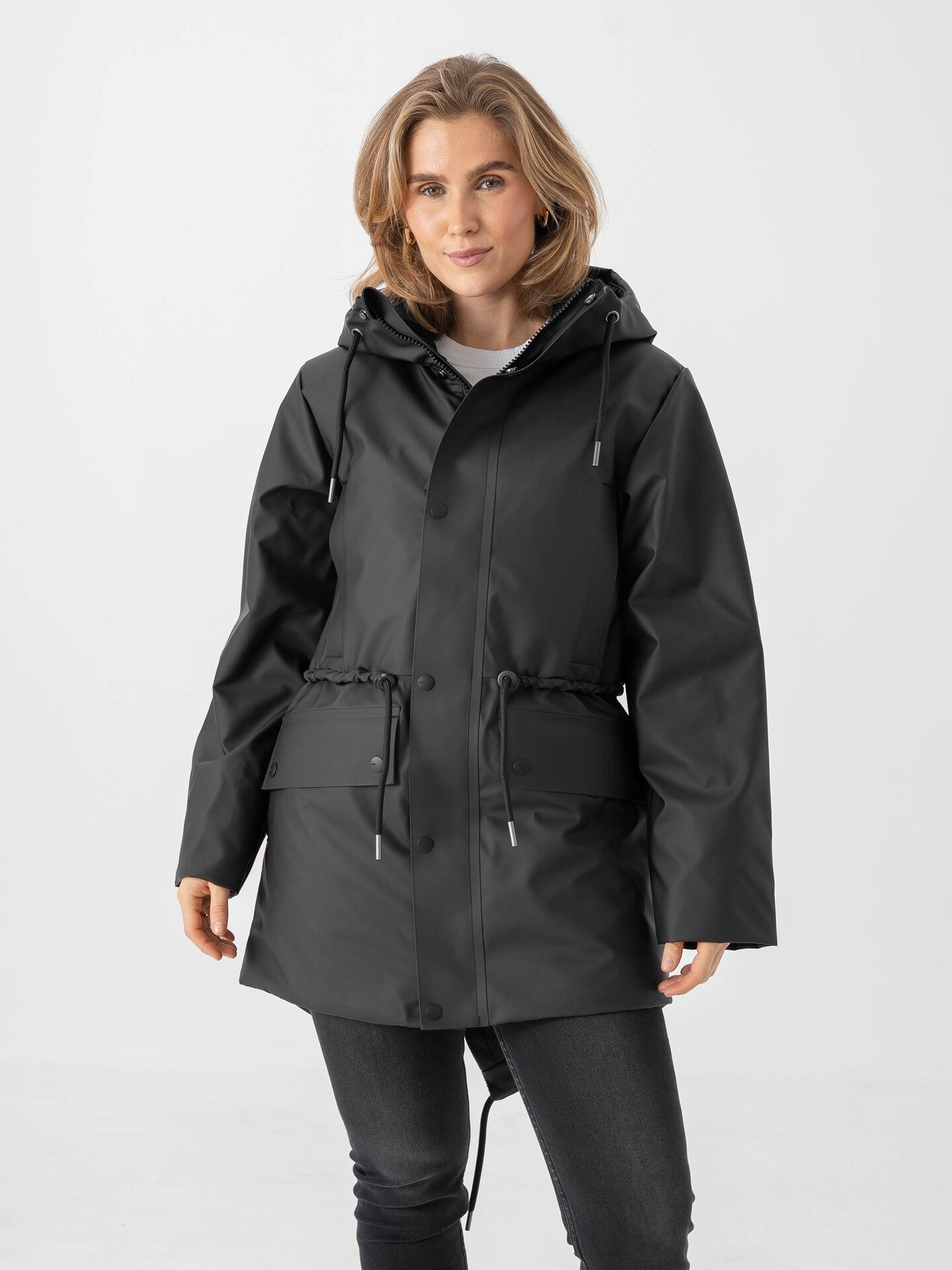 Rains Nome String Parka W3T3 Black