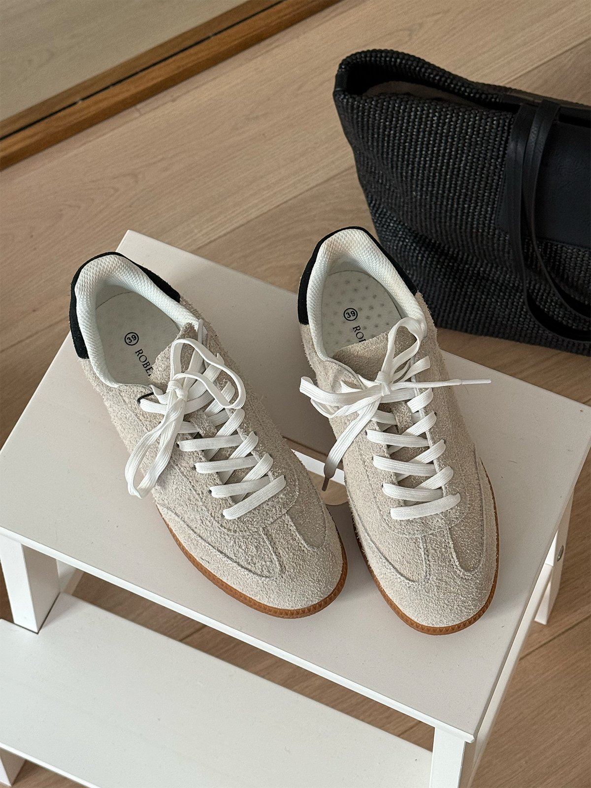 Roberto Rosso Ace Suede Beige Black