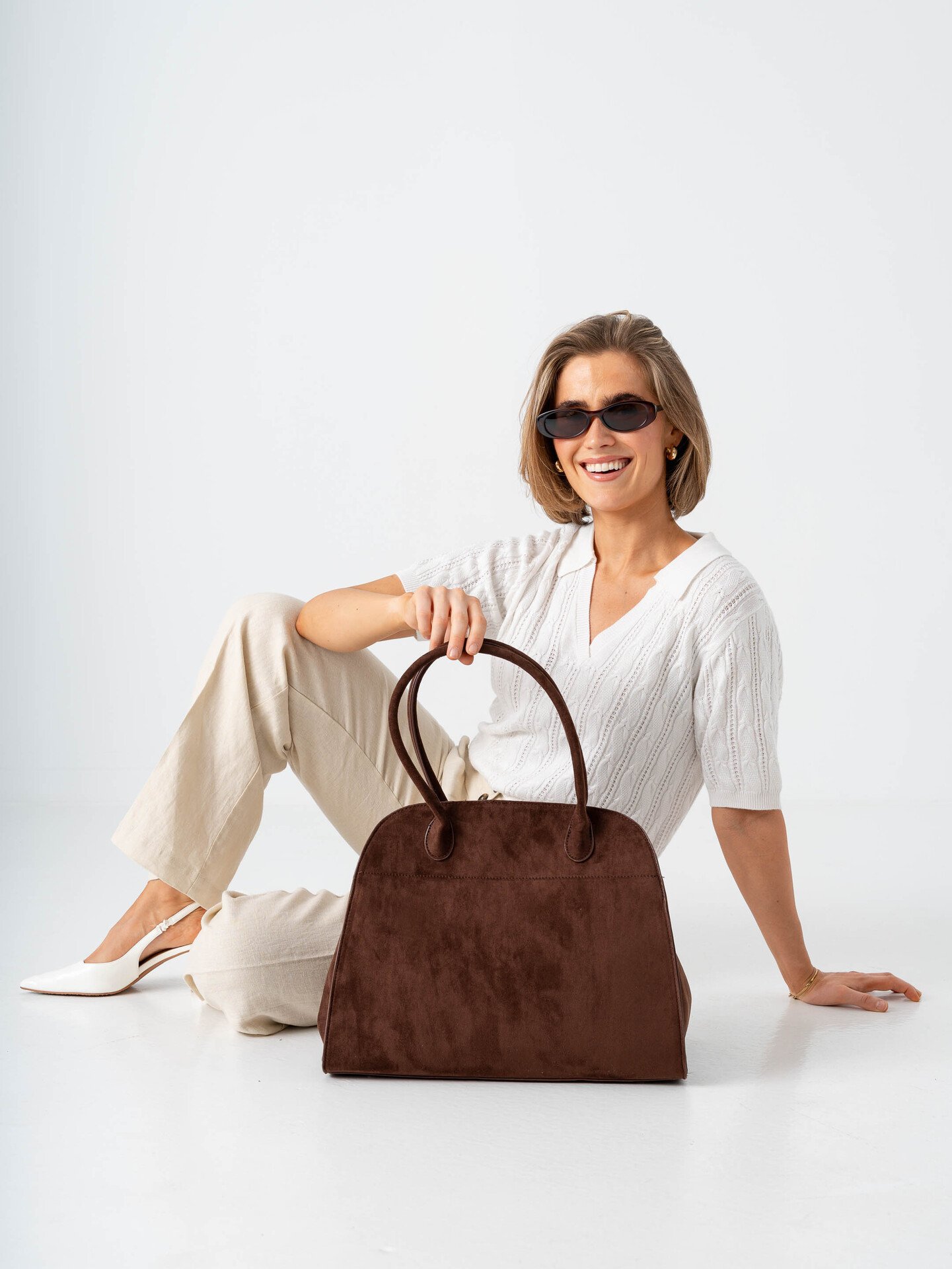 Roberto Rosso Lona Bag Dark Brown