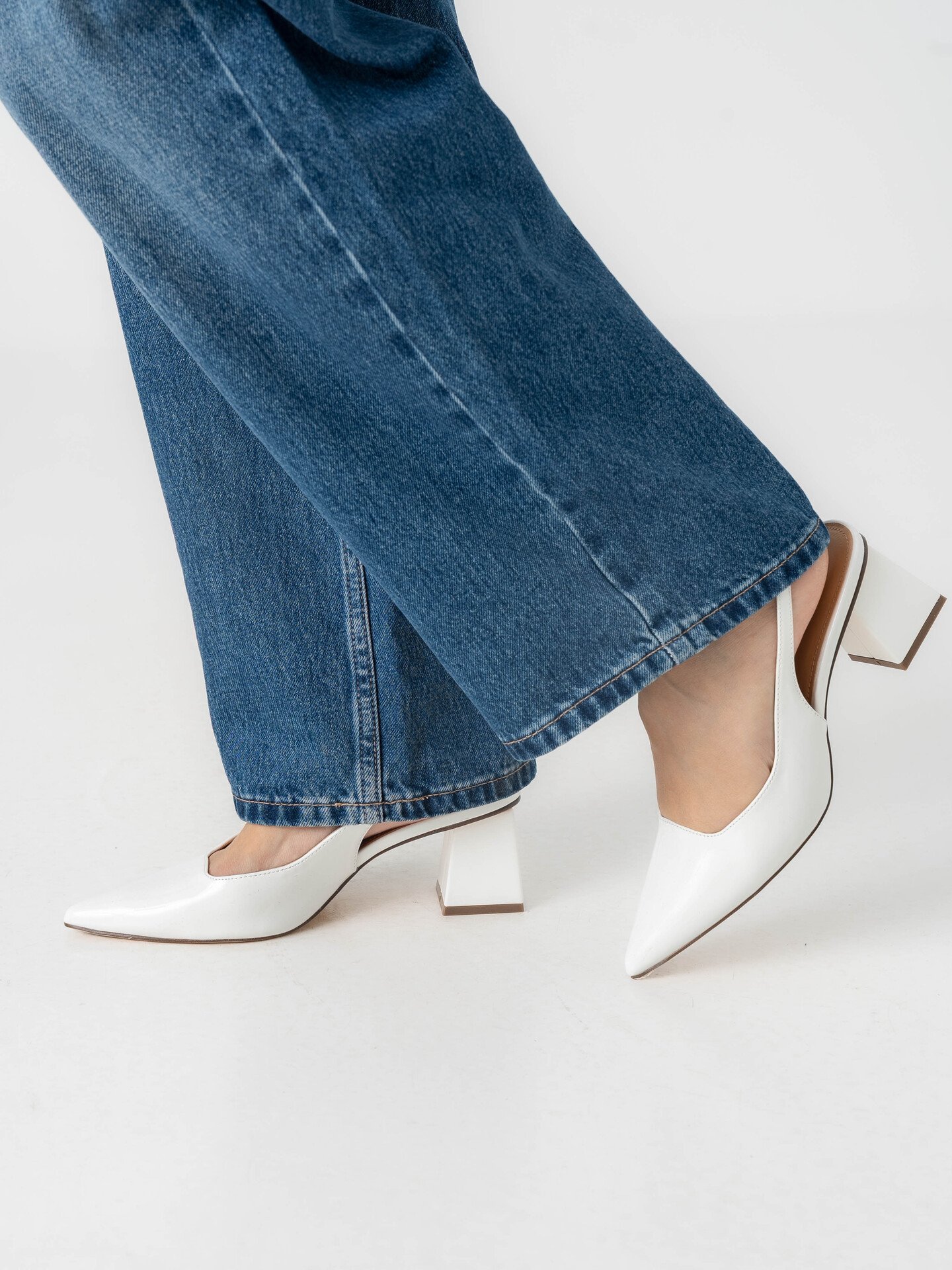 Roberto Rosso Pia Slingback White