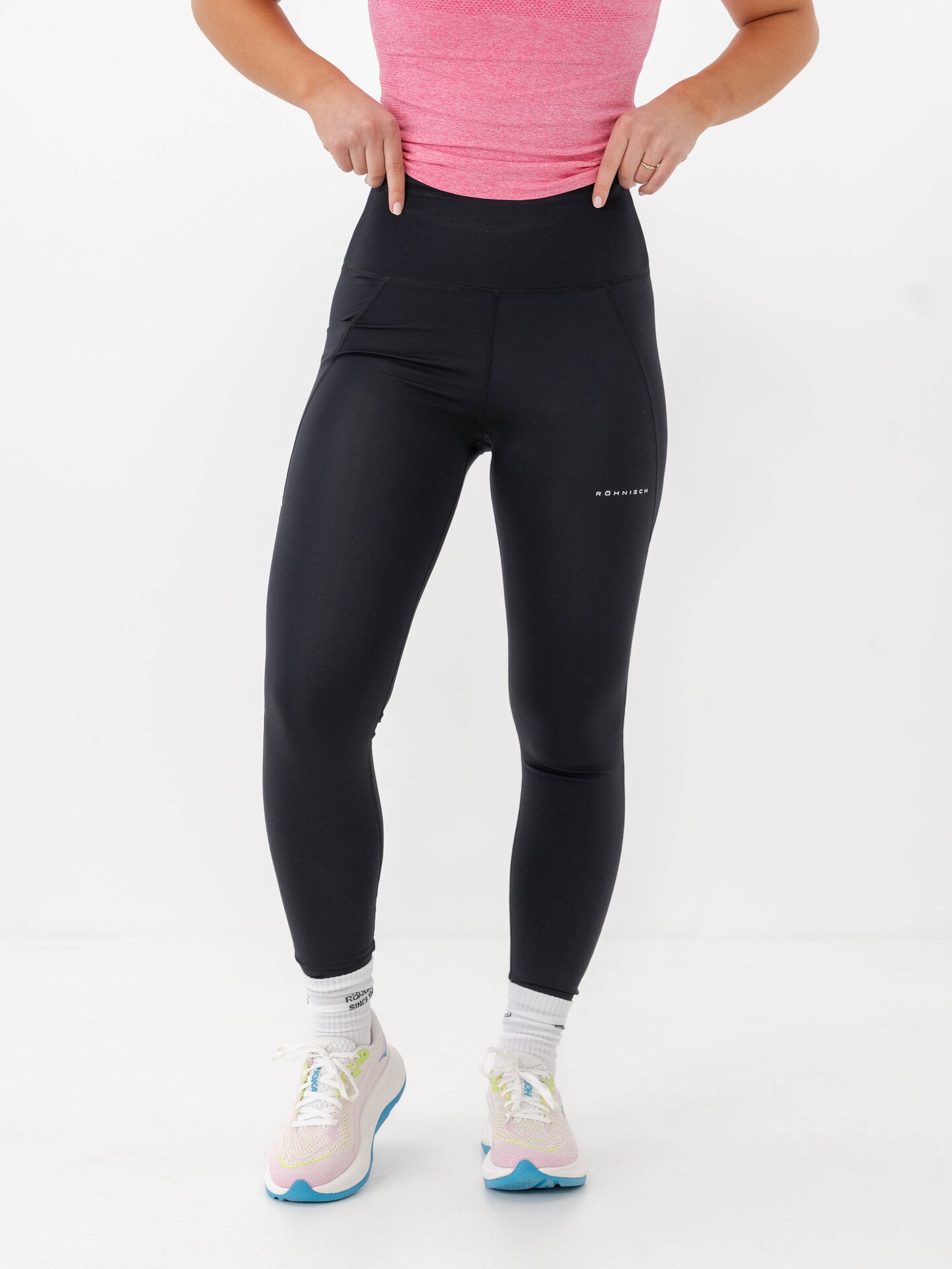 Röhnisch Flattering Curved High Waist Tights Black