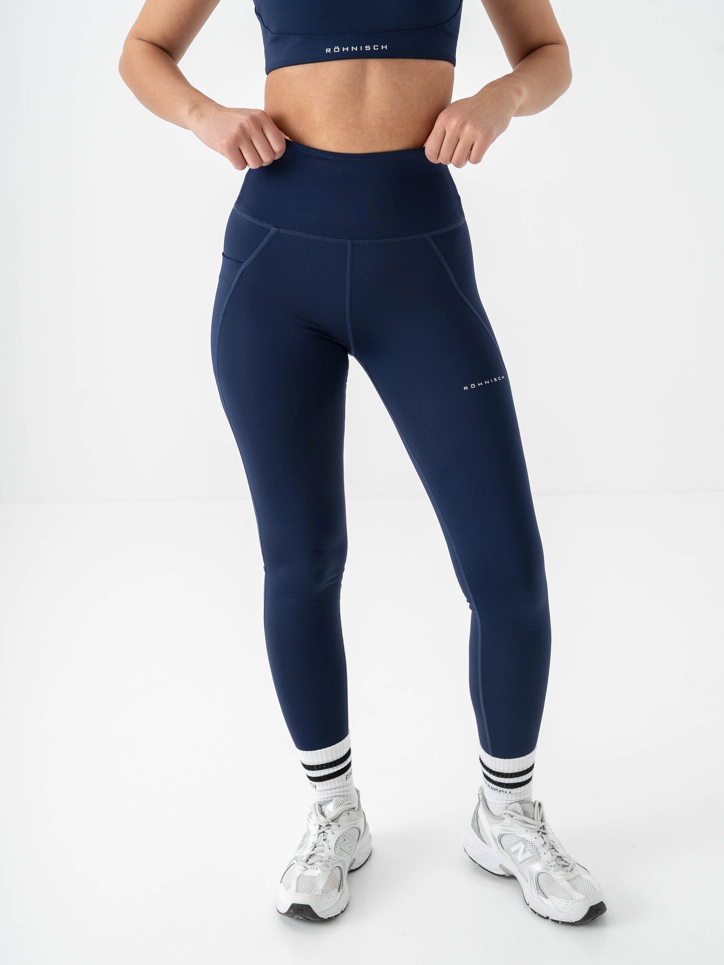 Röhnisch Flattering Curved High Waist Tights Indigo