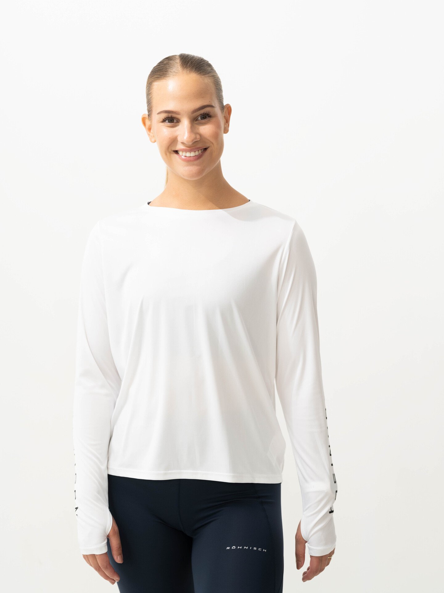 Röhnisch Team Logo Long Sleeve White