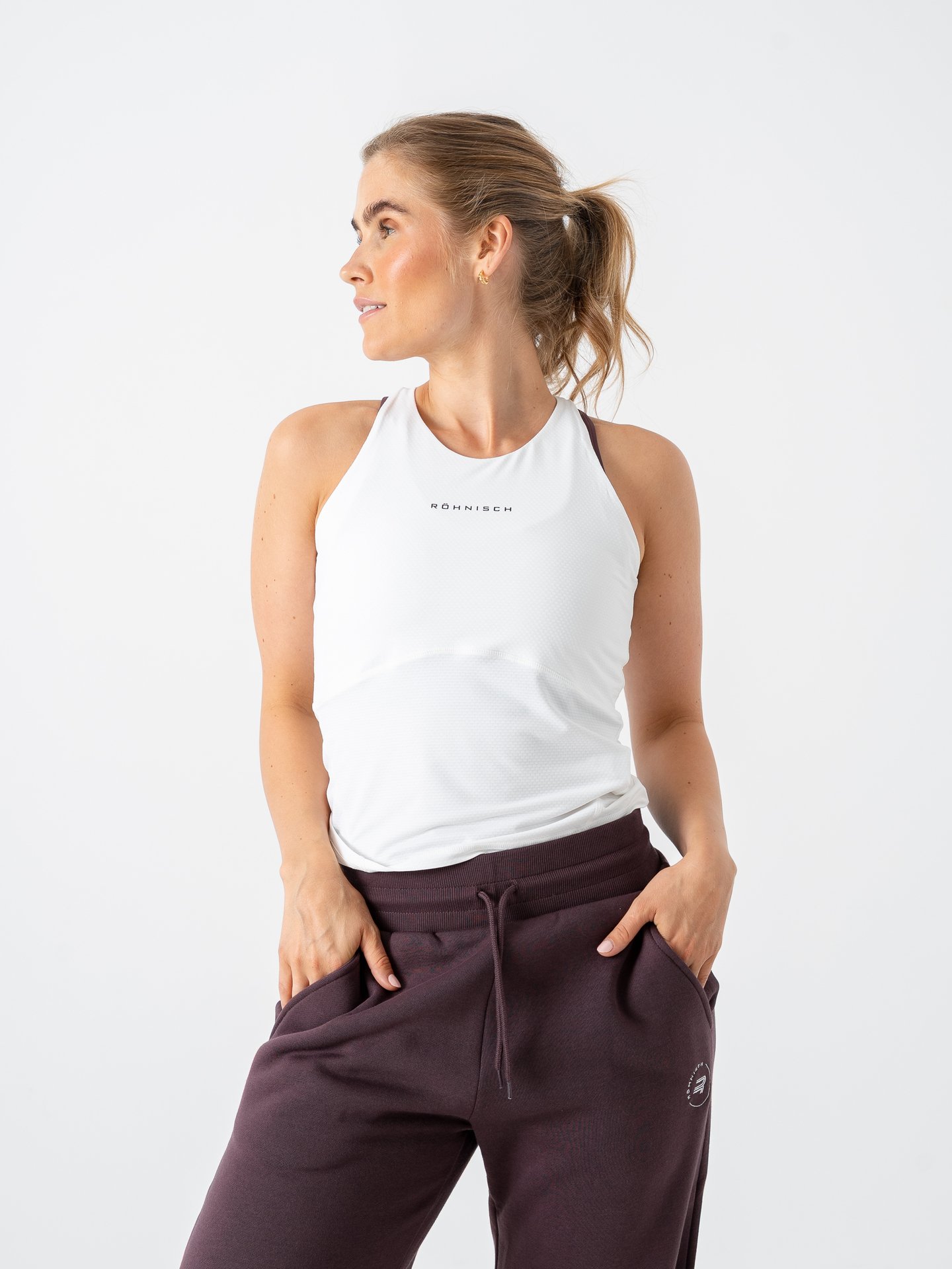 Röhnisch Jacquard Tank White