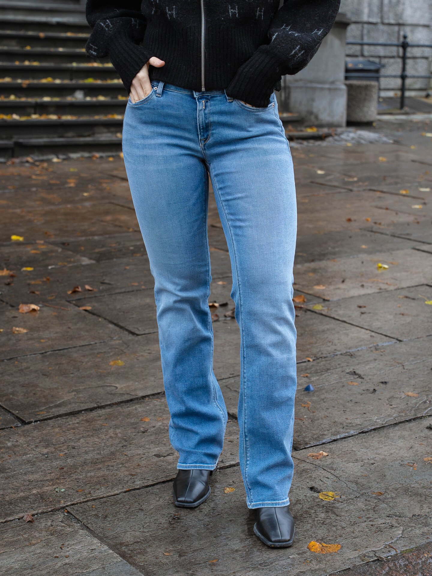 Replay New Luz Bootcut Medium Blue