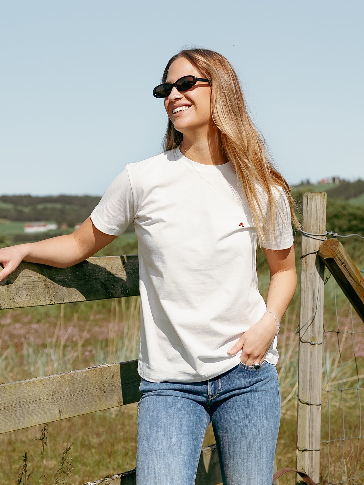 Replay Small R-Tee Woman White