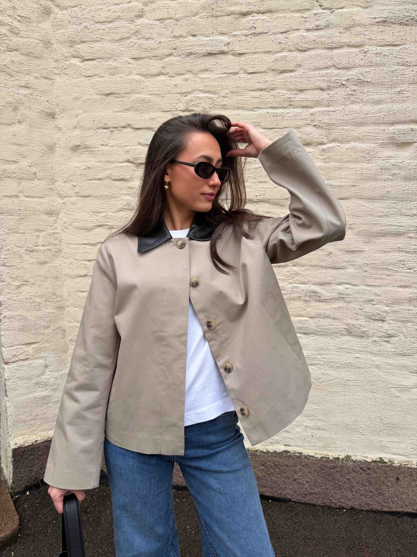 Selected Femme Dalia Jacket Greige