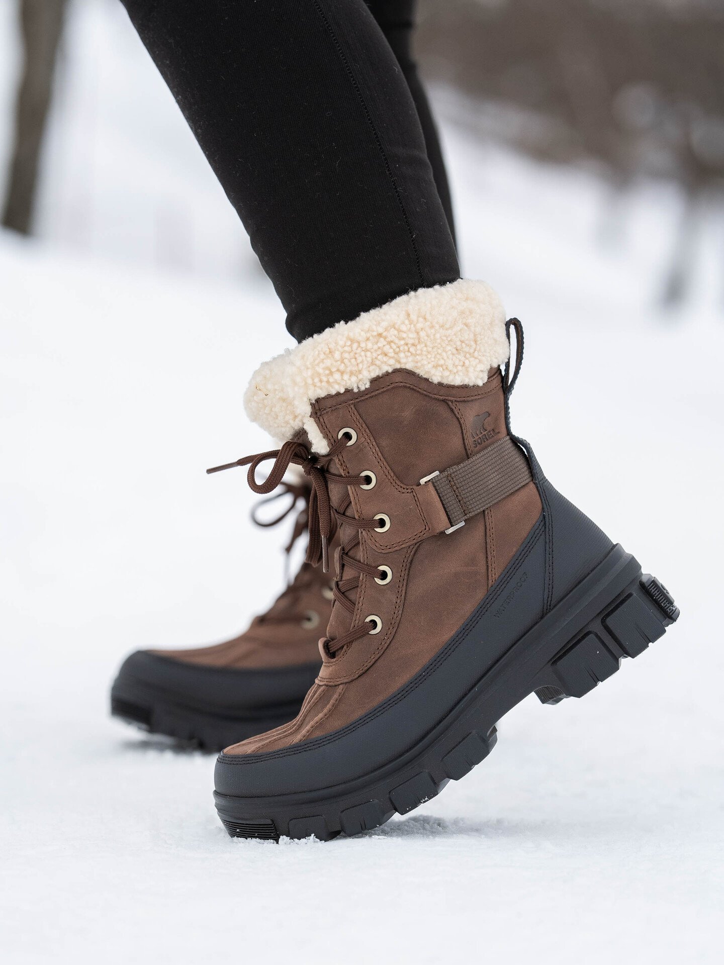 Sorel Torino V Parc Waterproof Tobacco / Black