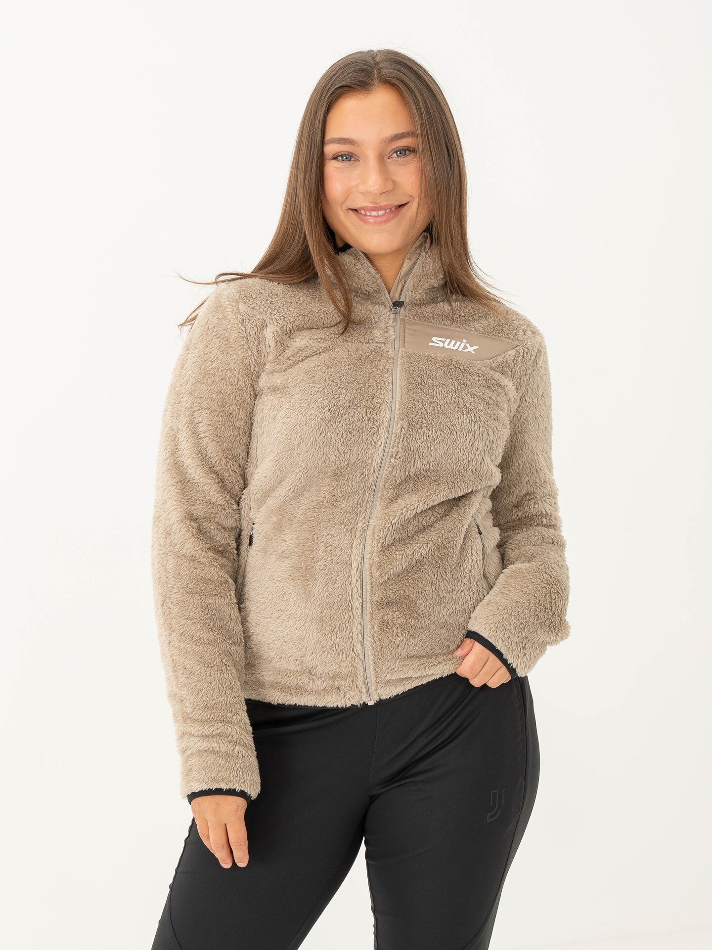 Swix Infinity Pile Midlayer Full-Zip Dune
