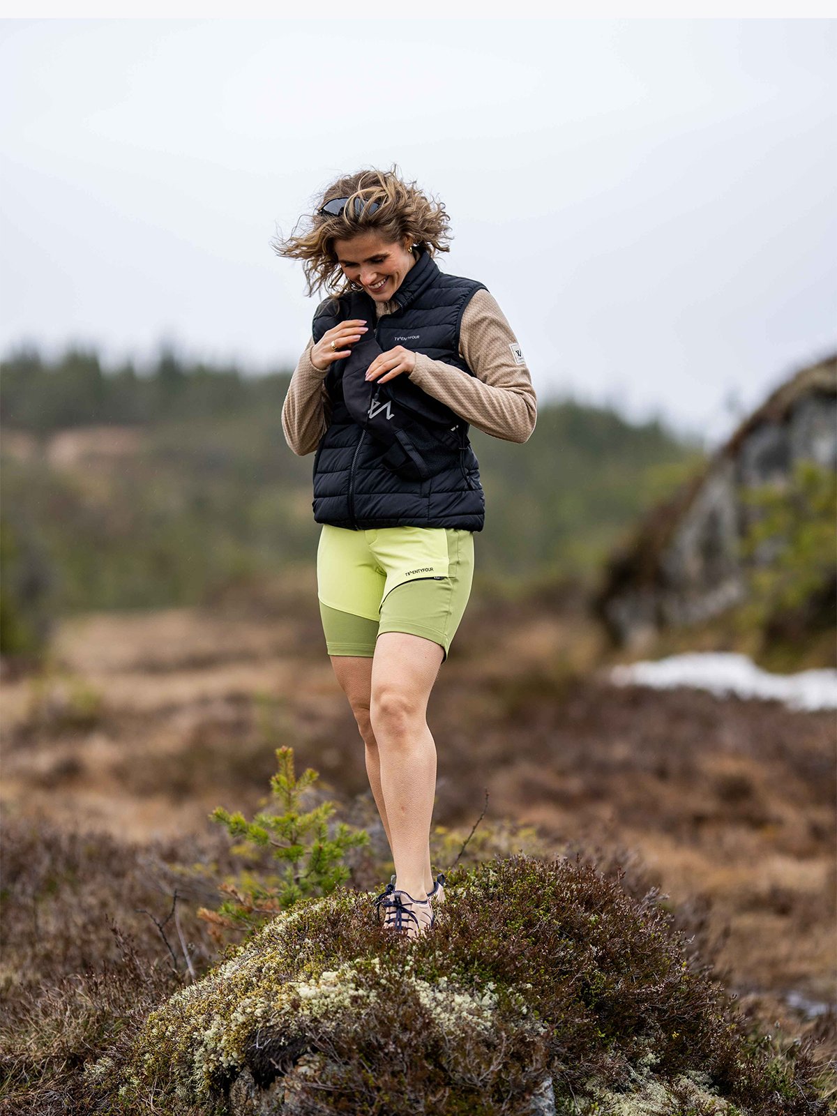 Twentyfour Finse Half Zip Fleece Sand