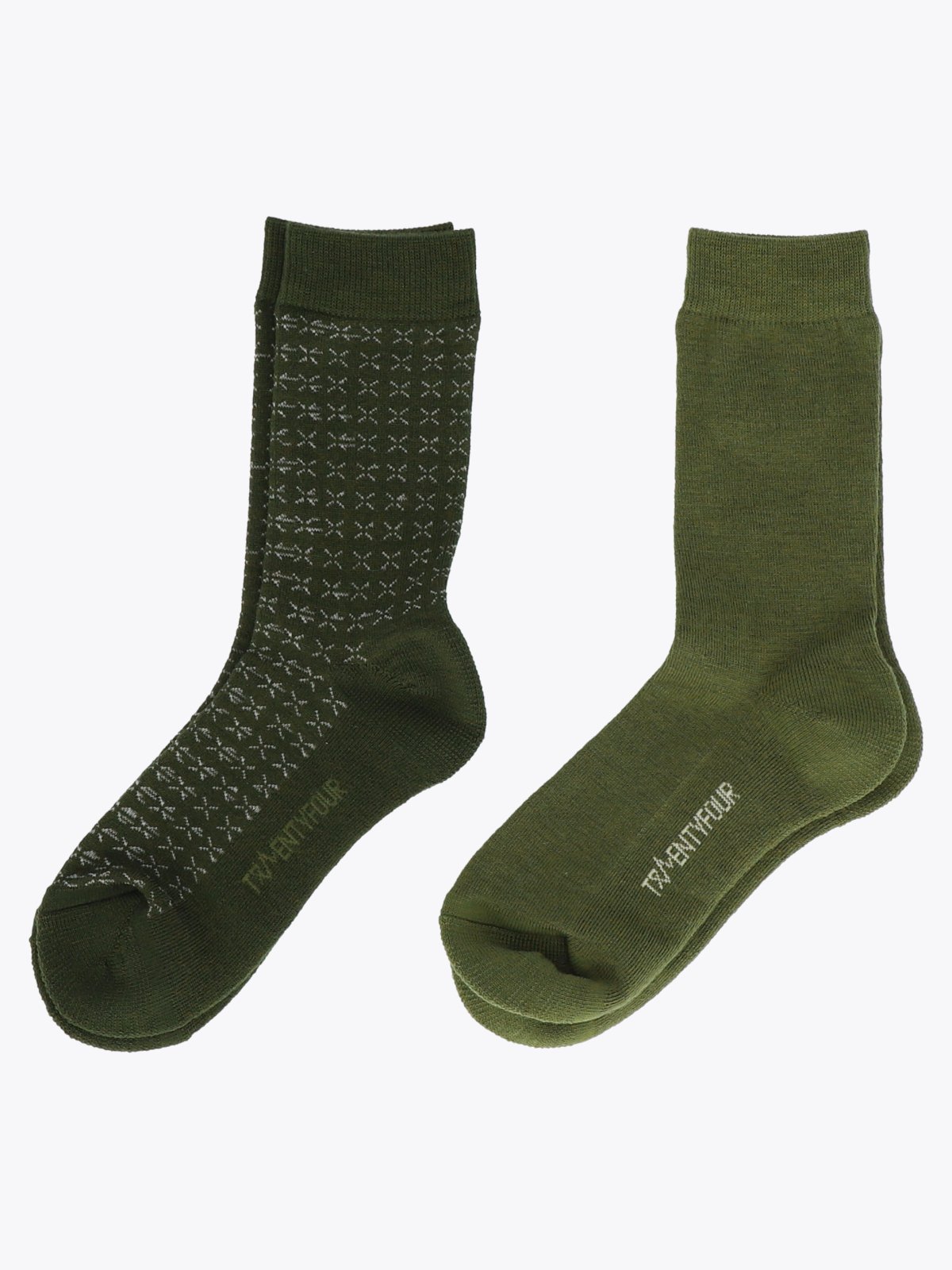 Twentyfour Aurora Idun Ullsokk 2-Pack Furu