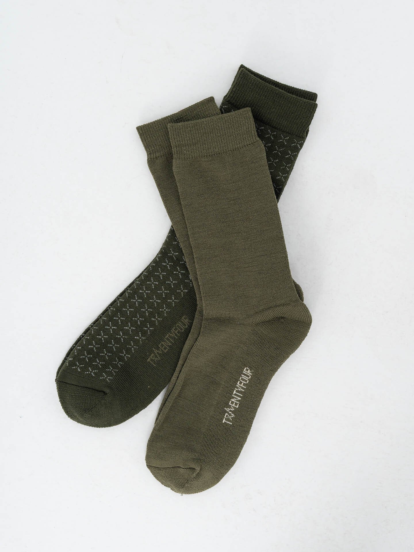 Twentyfour Aurora Idun Ullsokk 2-Pack Furu