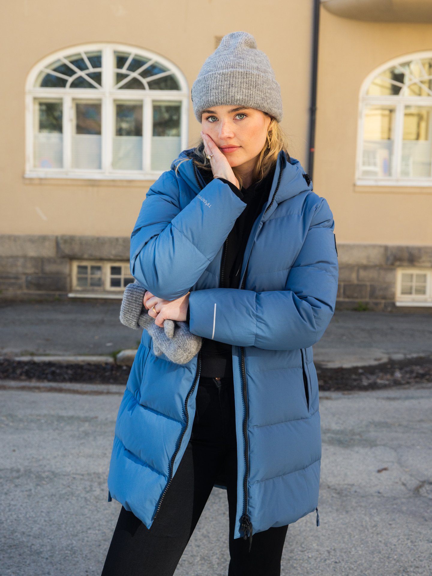 Twentyfour Mode Maya Dunparkas Gråblå