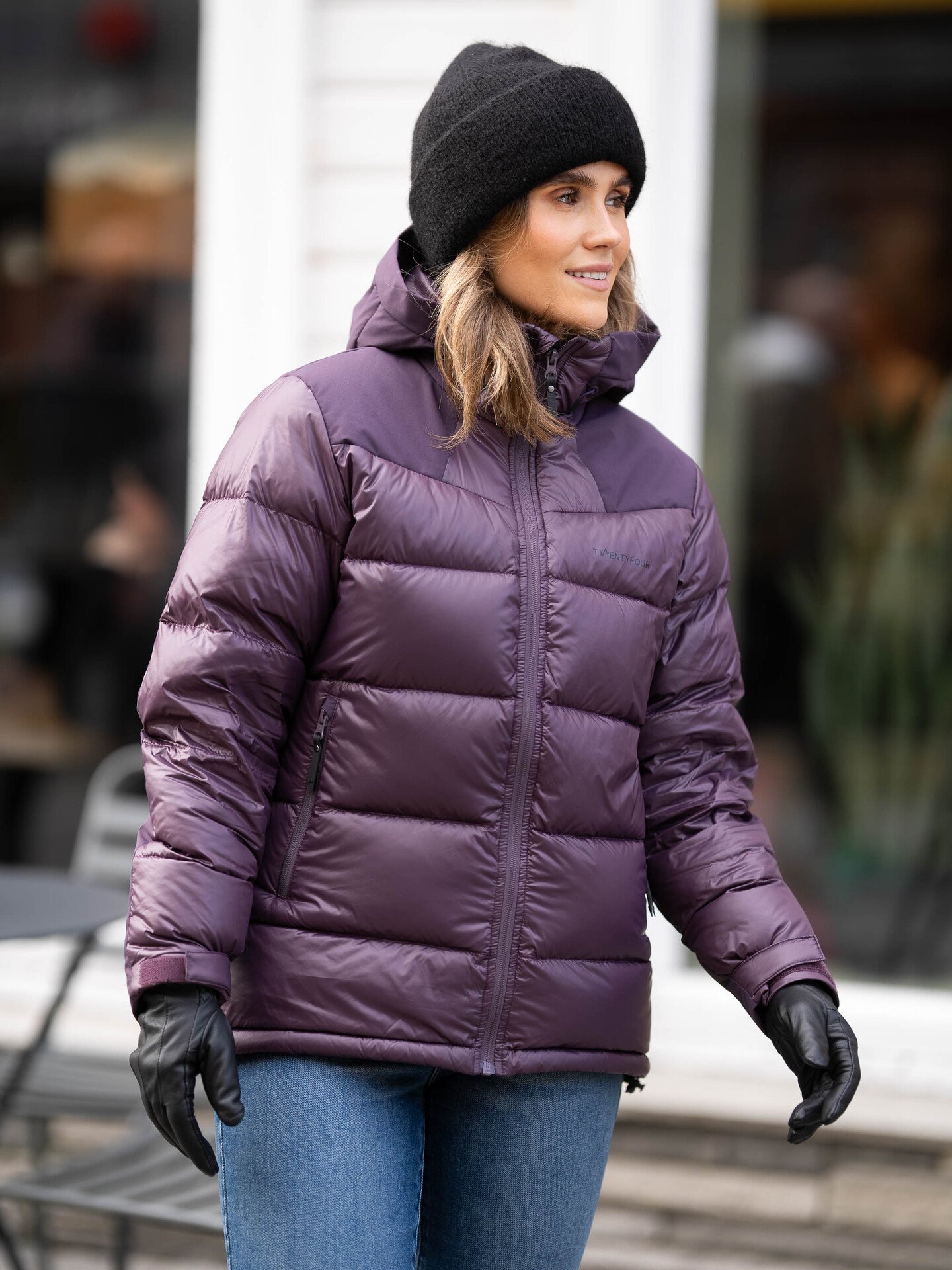 Twentyfour Isbre Dunjakke Dyp Plomme