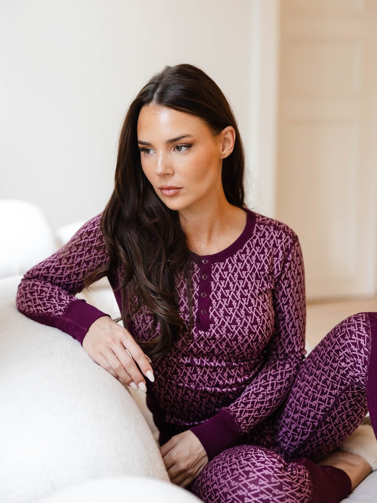 Twentyfour Aurora Aya Ulltopp Mørk Burgunder