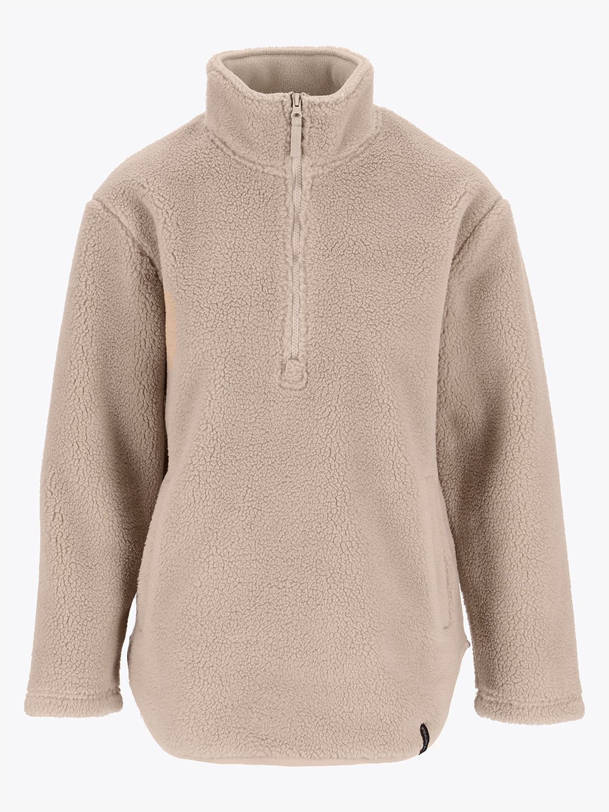 Twentyfour Mode Pile Half Zip Lys beige