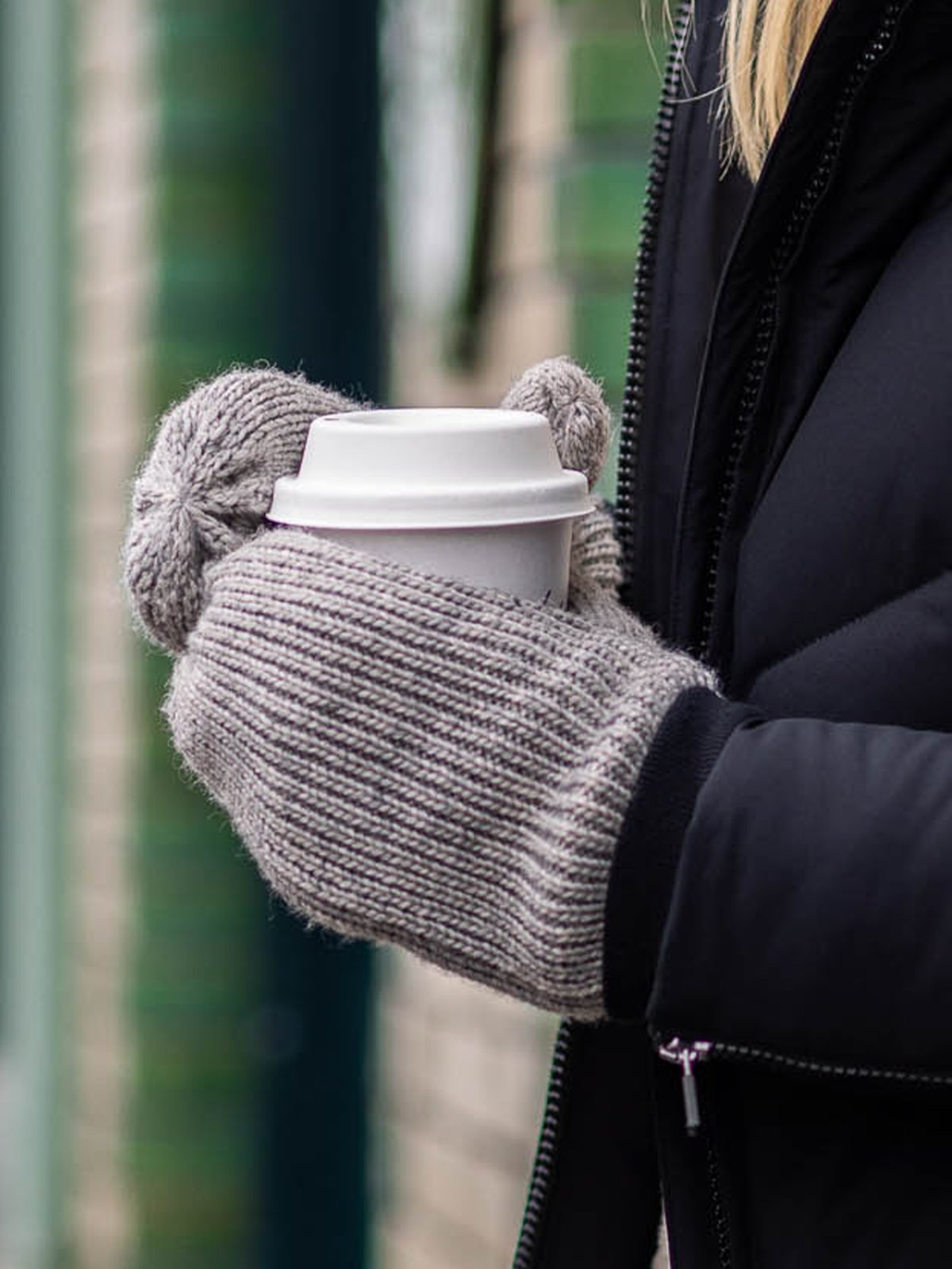 Twentyfour Mode Rib Vott Gråmelert