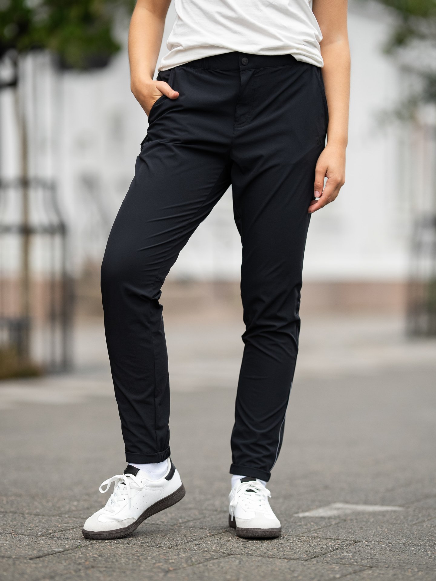 Twentyfour Mode Flex Bukse Sort