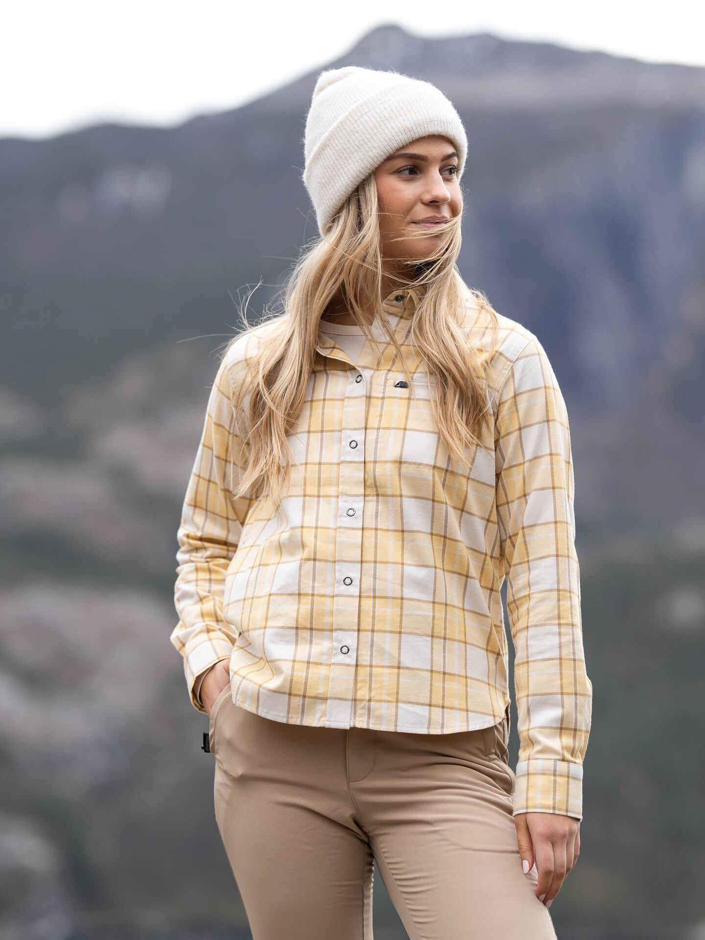 Twentyfour Mode Hike Skjorte Gråhvit