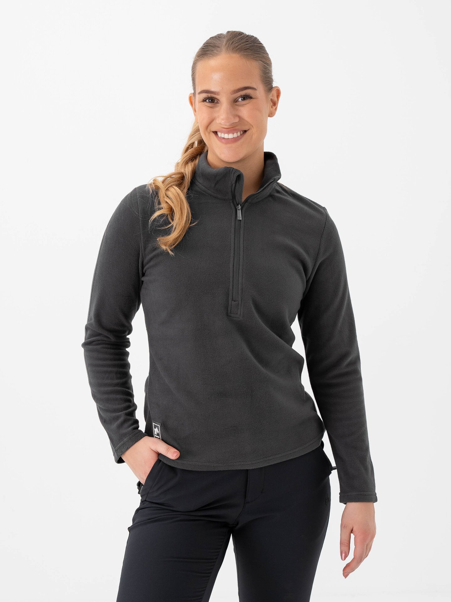 Twentyfour Finse 2.0 Half Zip Fleece Skyggesort