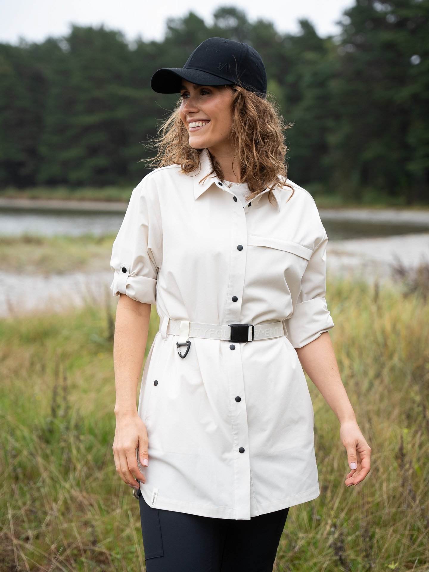 Twentyfour Venture Overskjorte Gråhvit