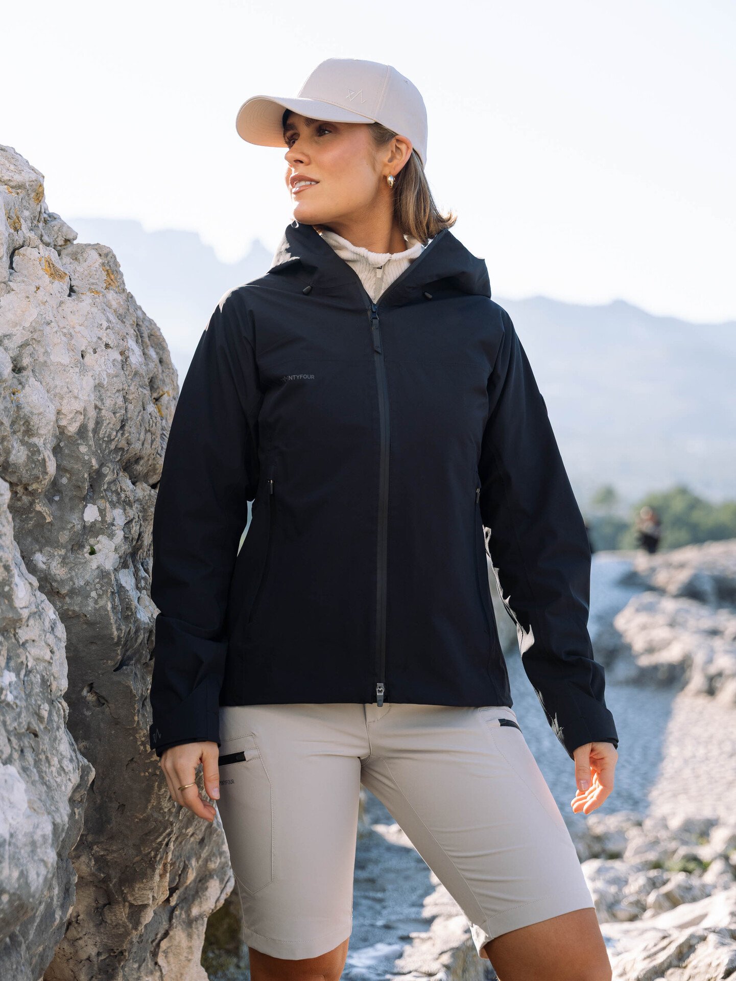 Twentyfour Venture 3-Lags Skalljakke Sort