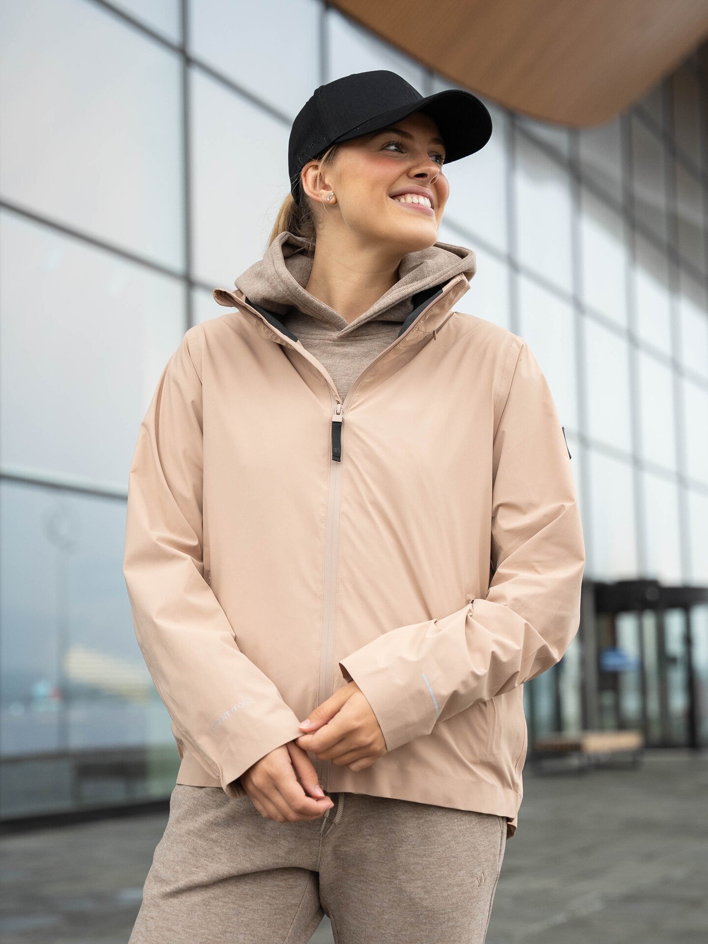 Twentyfour Mode Light Skalljakke Mørk Beige