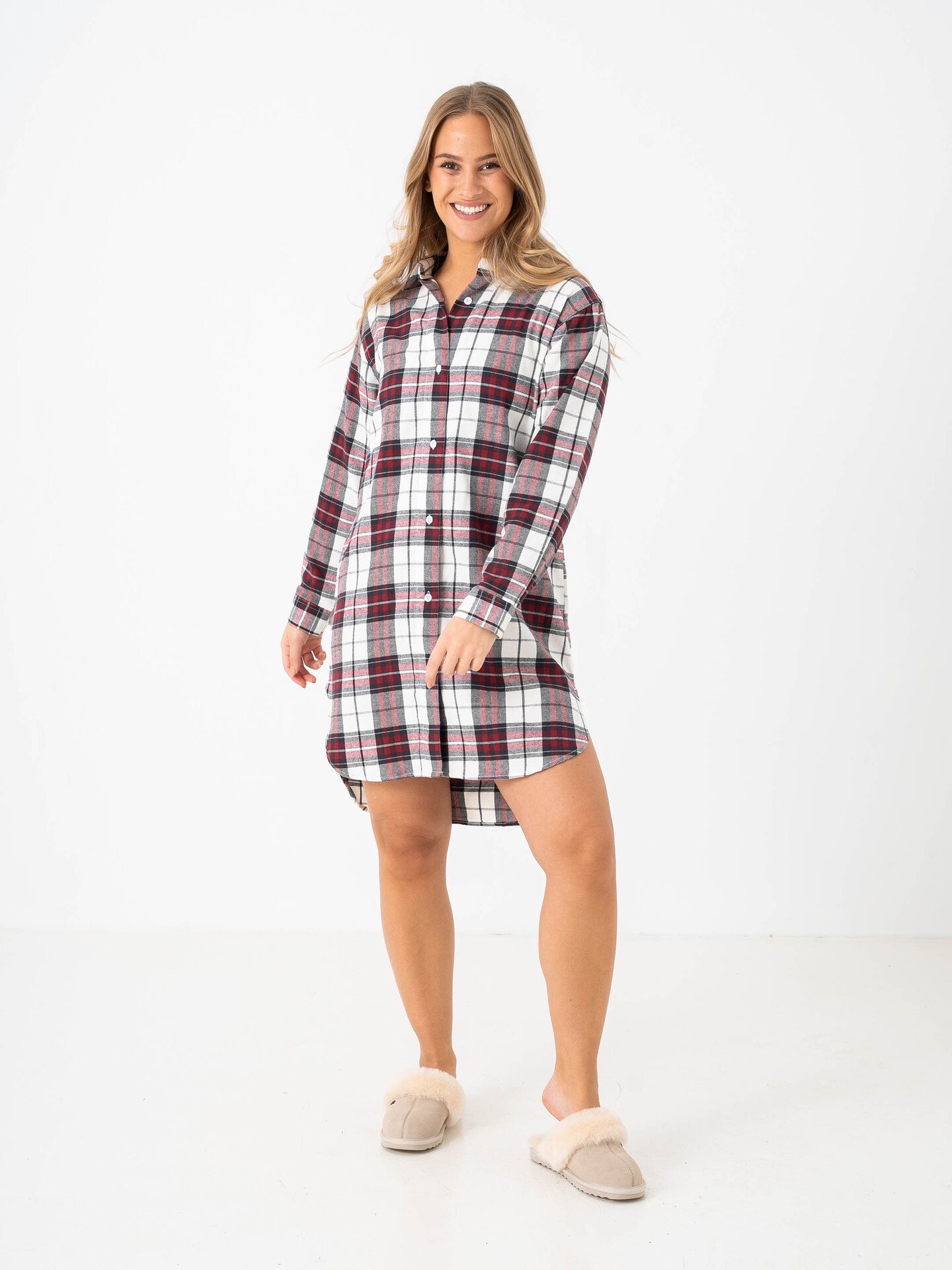 Twentyfour Dreamy Pyjamas Shirt Vinrød