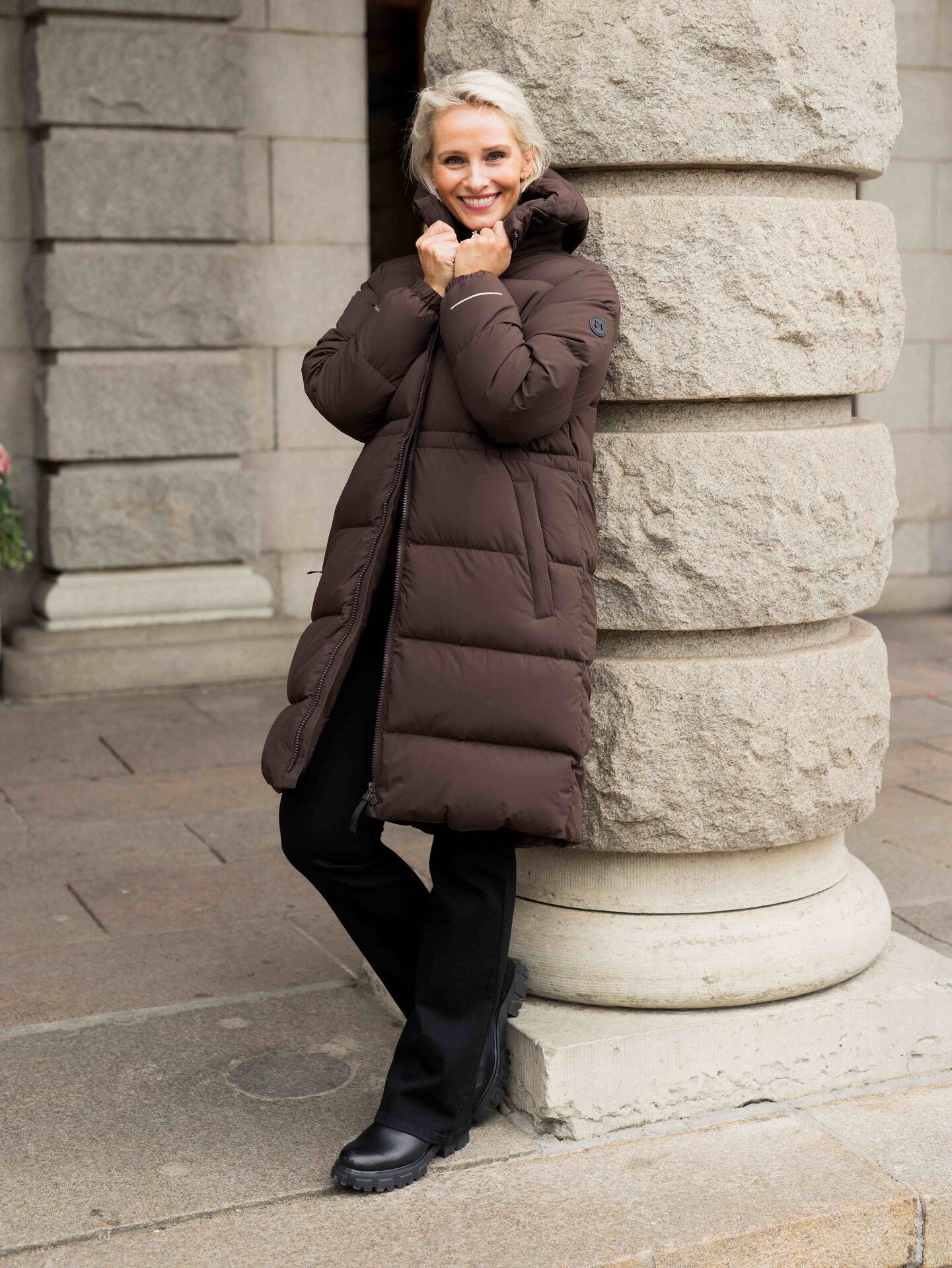 Twentyfour Mode Ella Dunparkas Mørk Brun