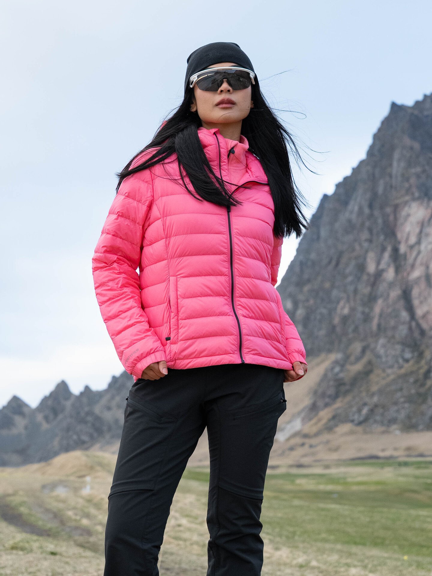 Twentyfour Aurora Lett Dunjakke Rosa