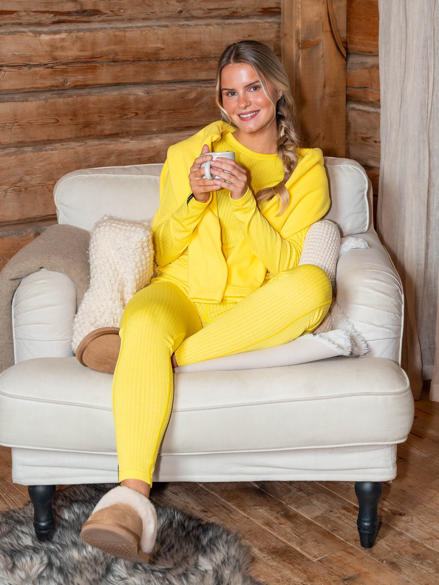 Twentyfour Aurora Baselayer Sett Gul