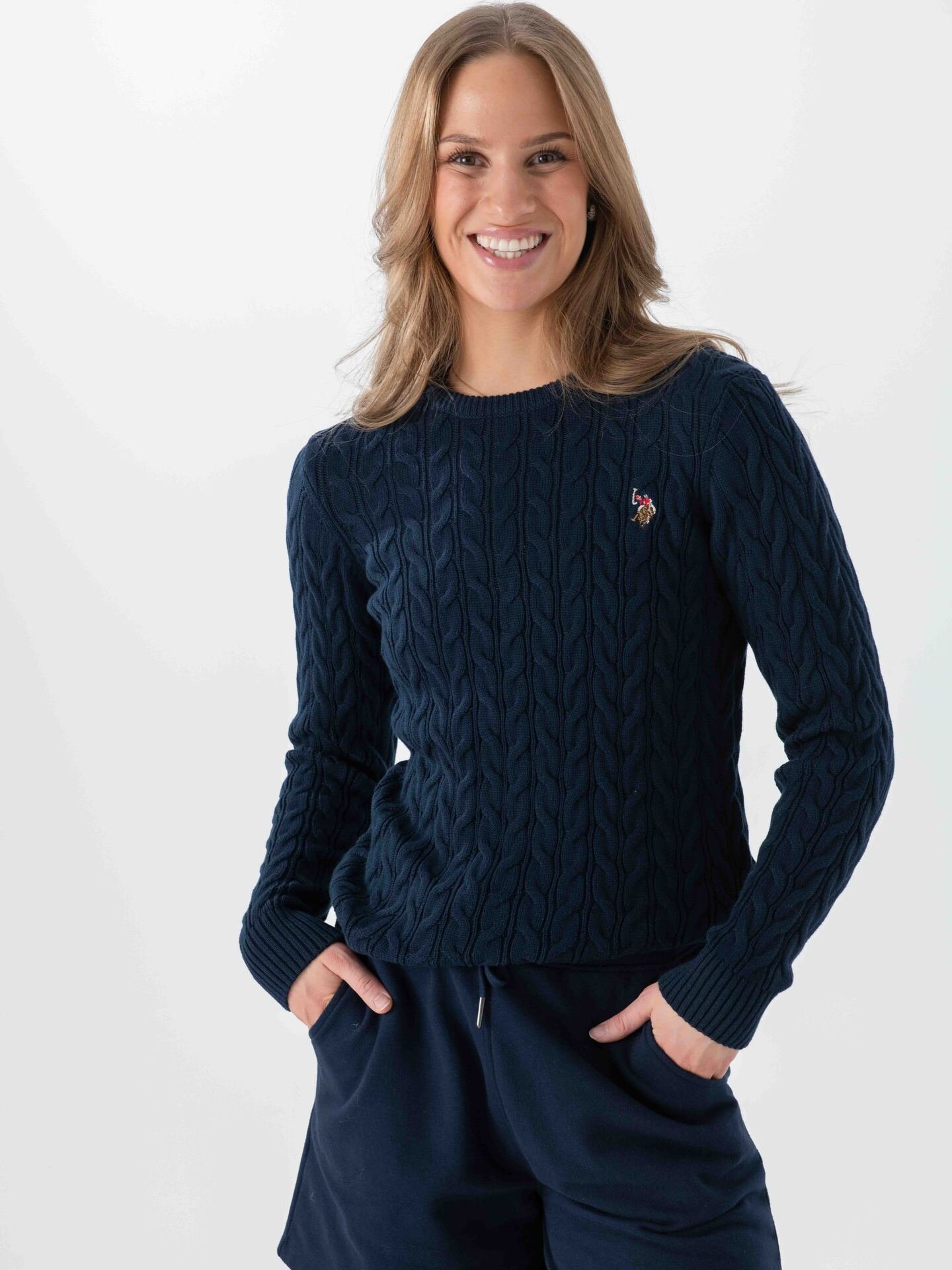 U.S. Polo Assn. Madeline Regular Knit Dark Sapphire