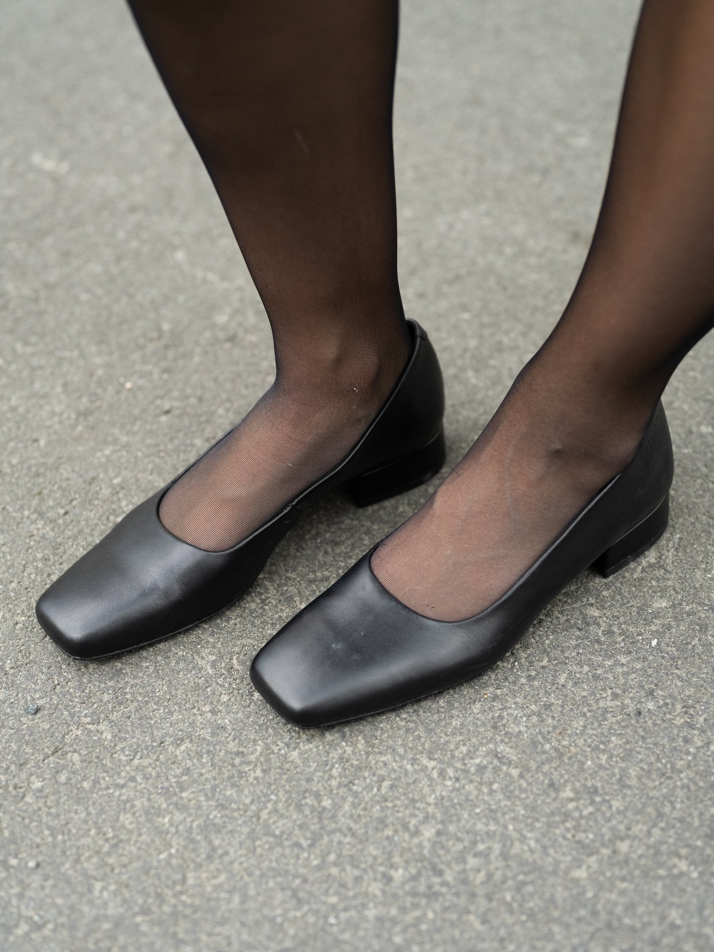 Vagabond Debbi Svart lakkskinn