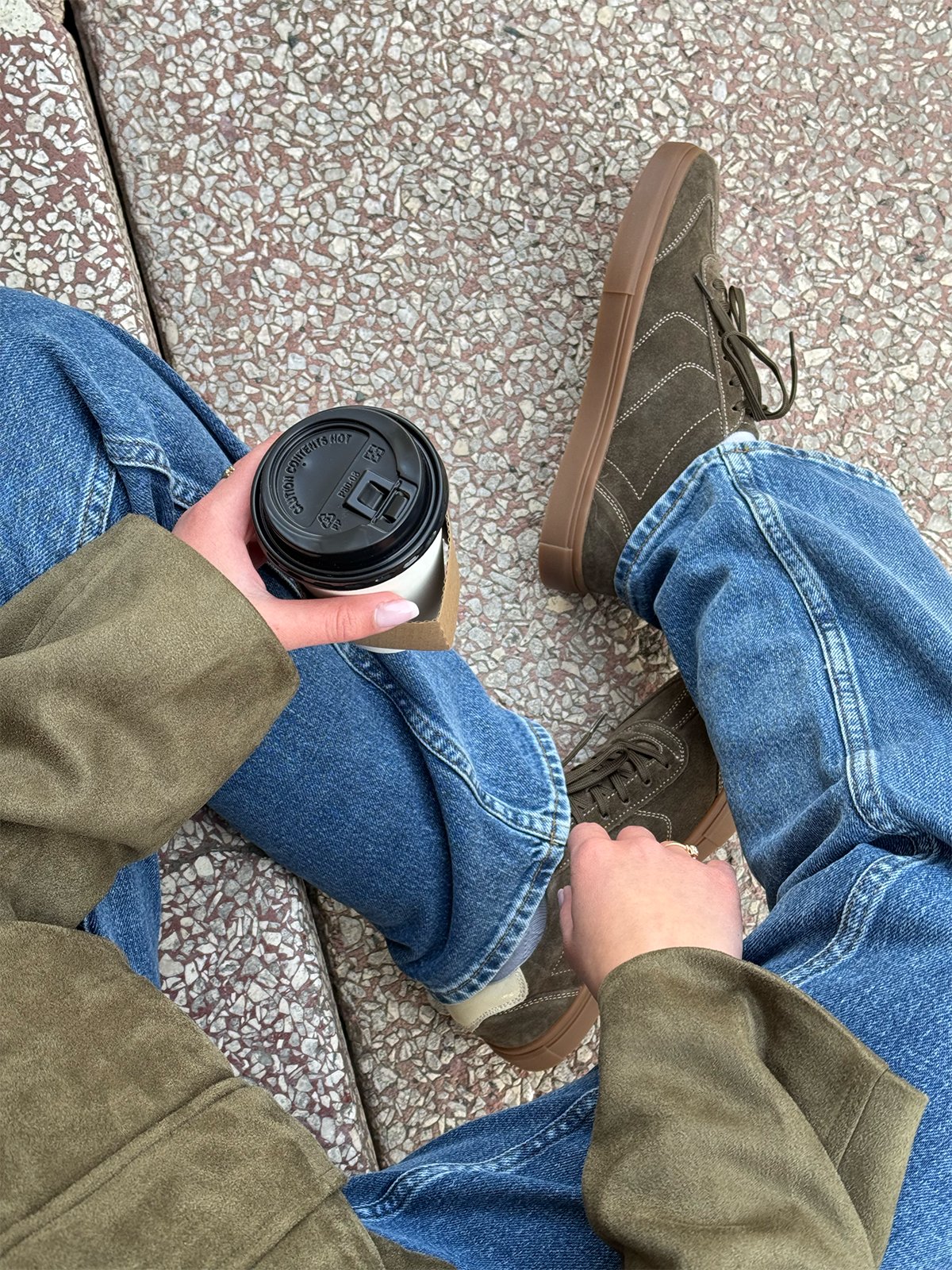 Vagabond Cody Suede Mørkegrønn semsket / Kombinasjon