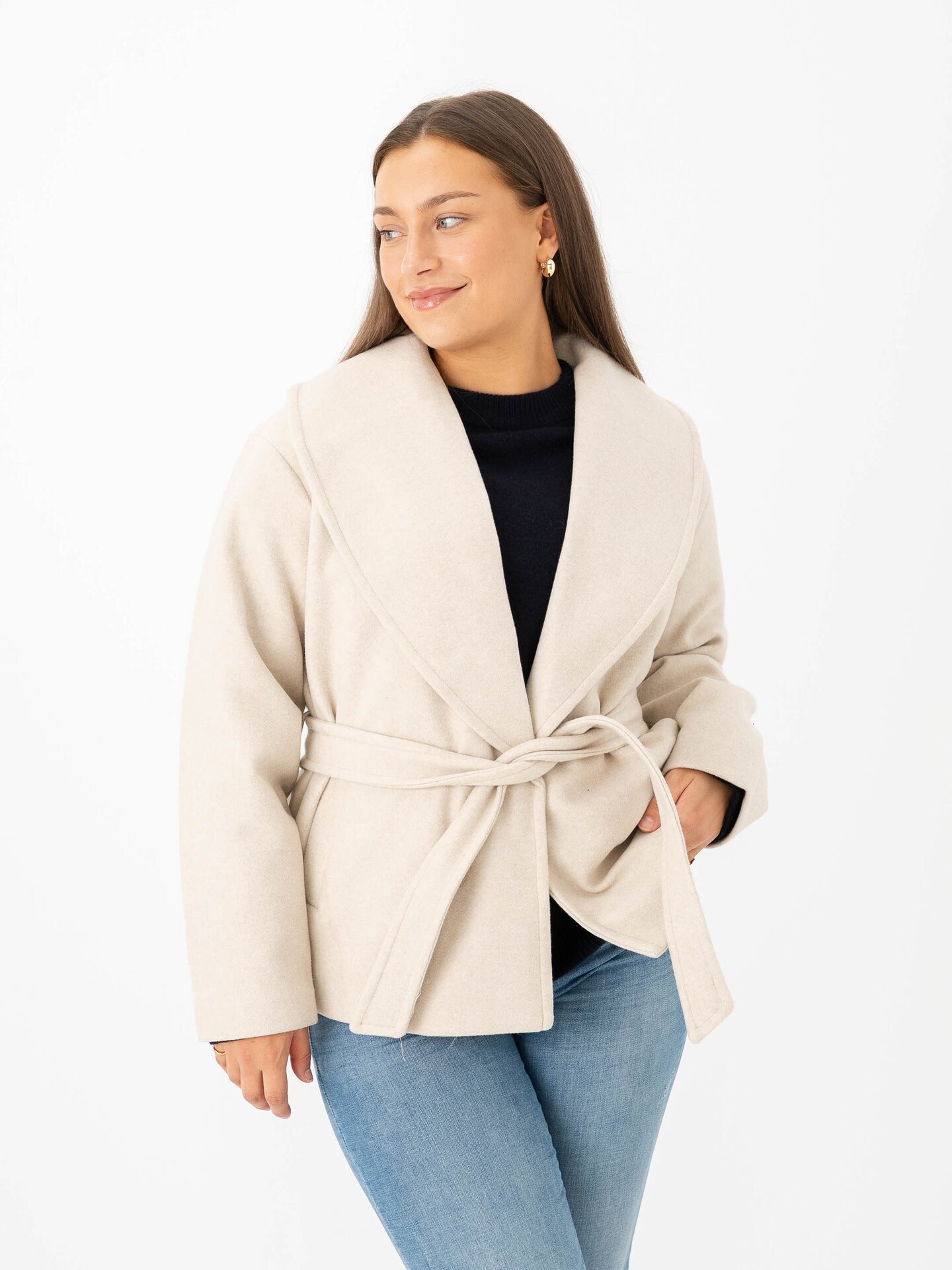 Vero Moda Anne Bergen Jacket Oatmeal Melange