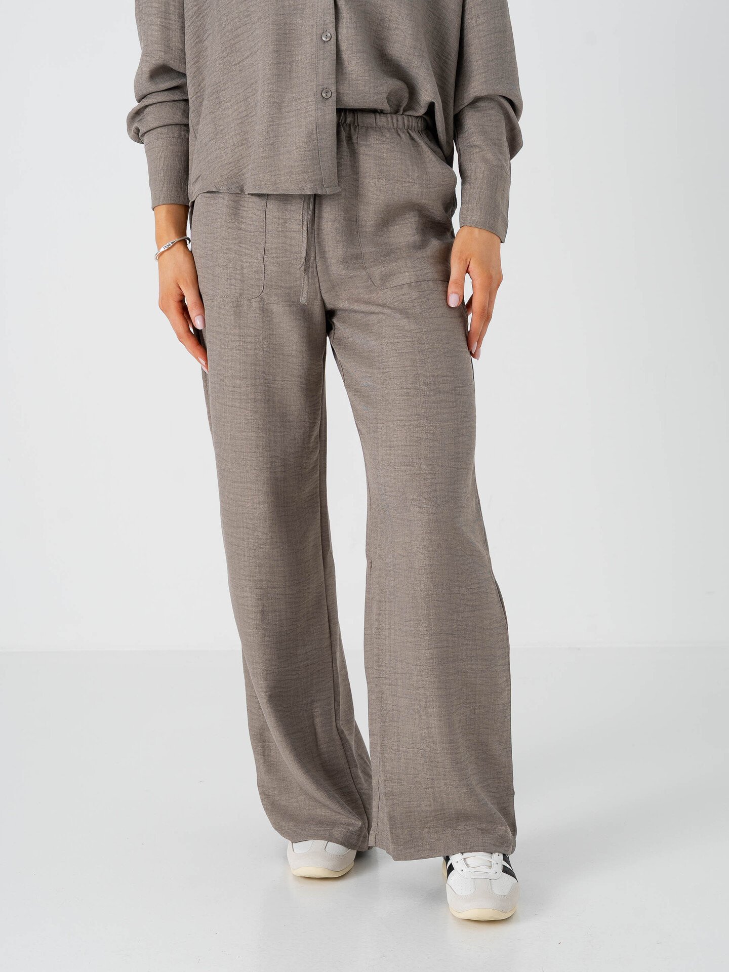 Vero Moda Melaney High Waist Loose Pant Brindle