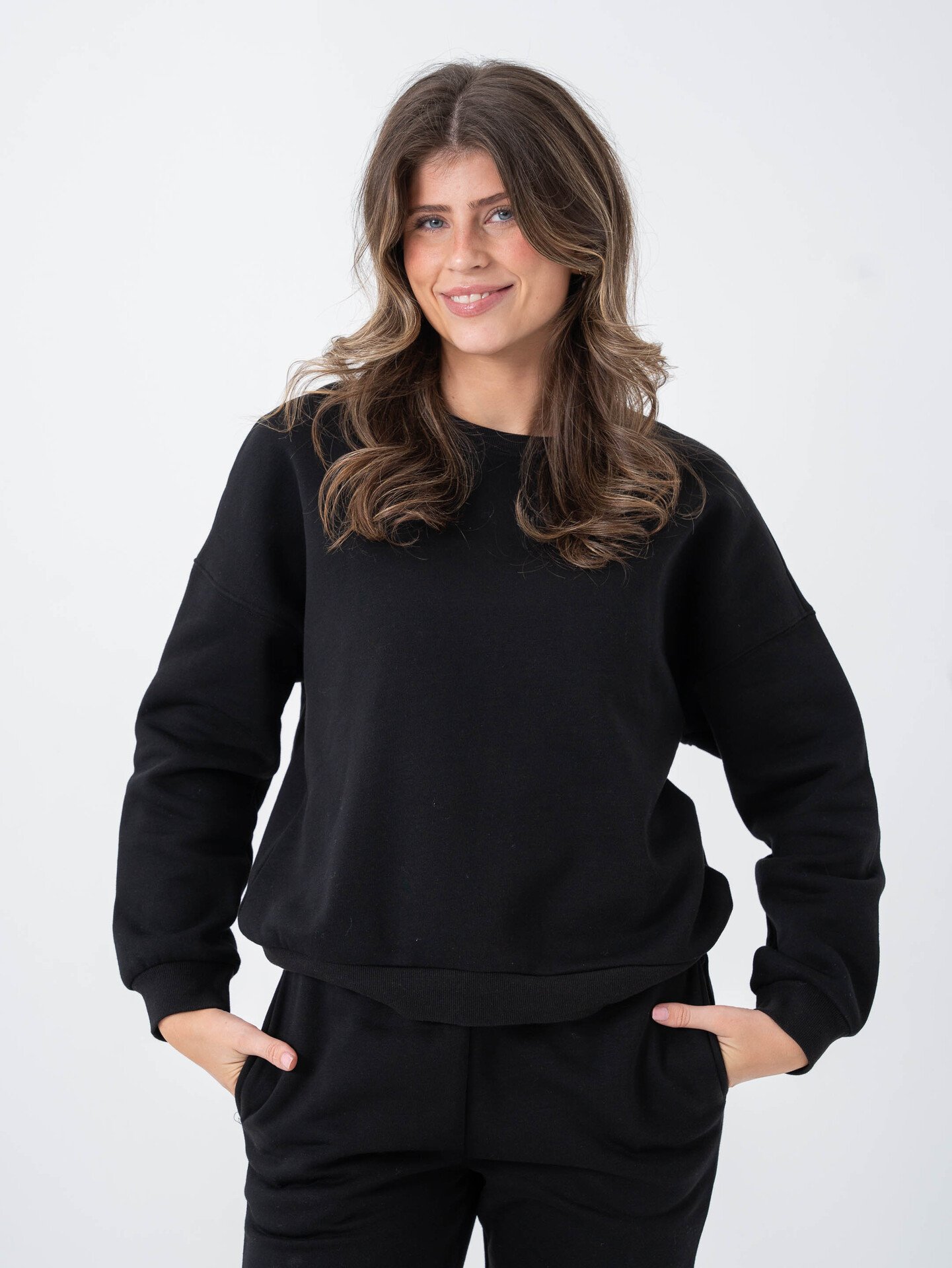 Vero Moda Sonja Long Sleeve Sweat Black