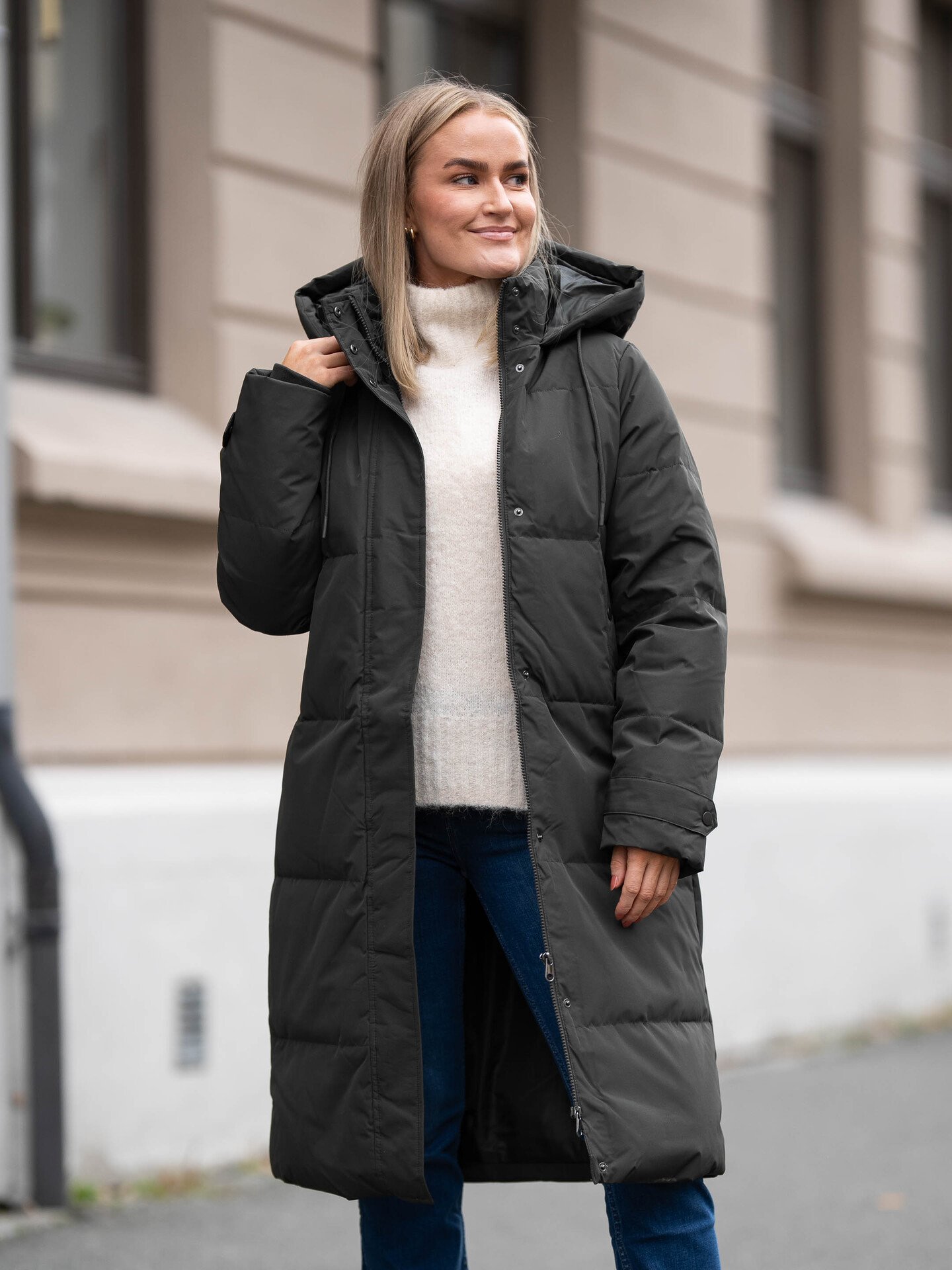 Vero Moda Leonie Anne Long Down Jacket Peat