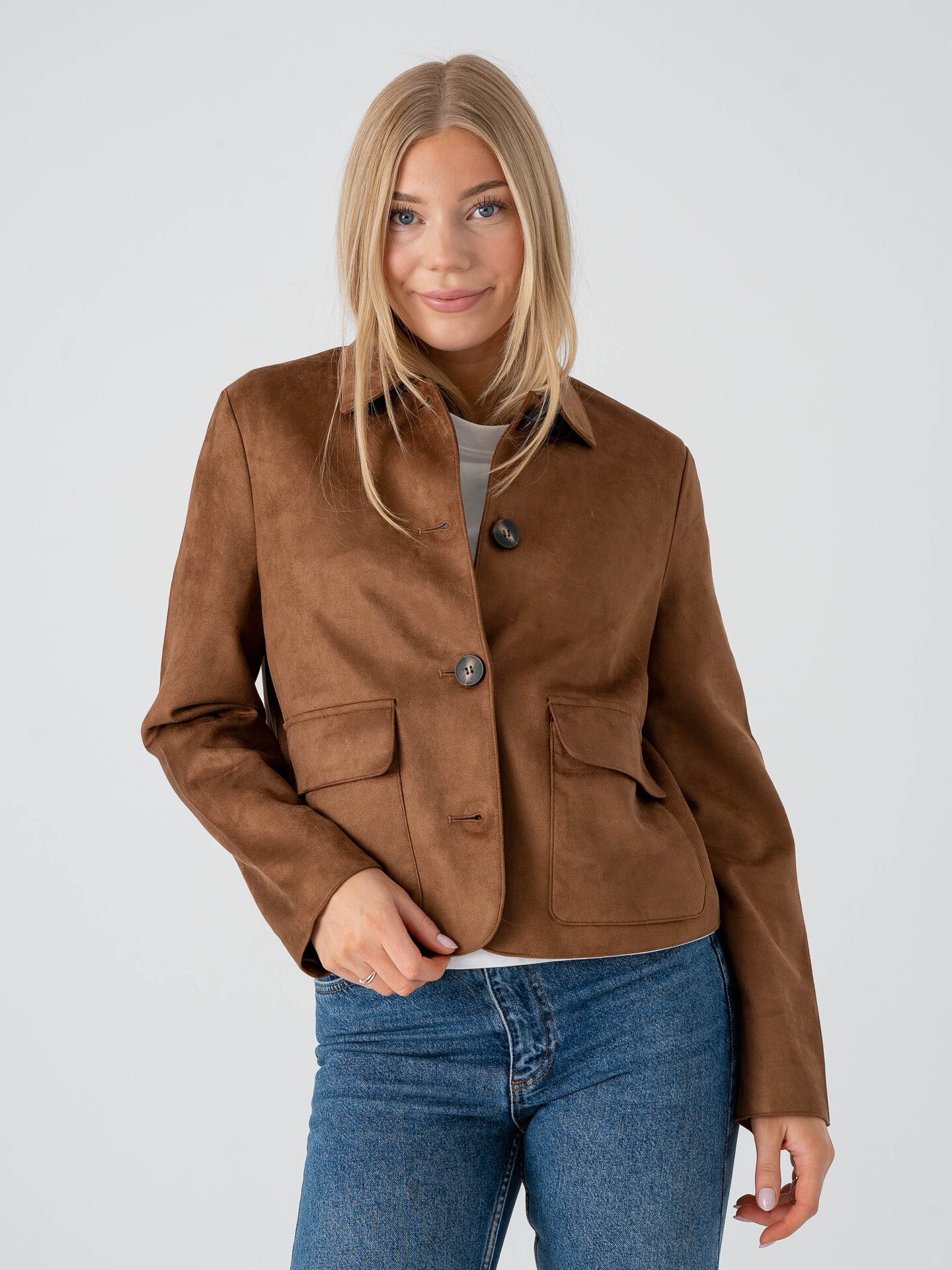 Vero Moda Jose Kelly Short Jacket Cognac