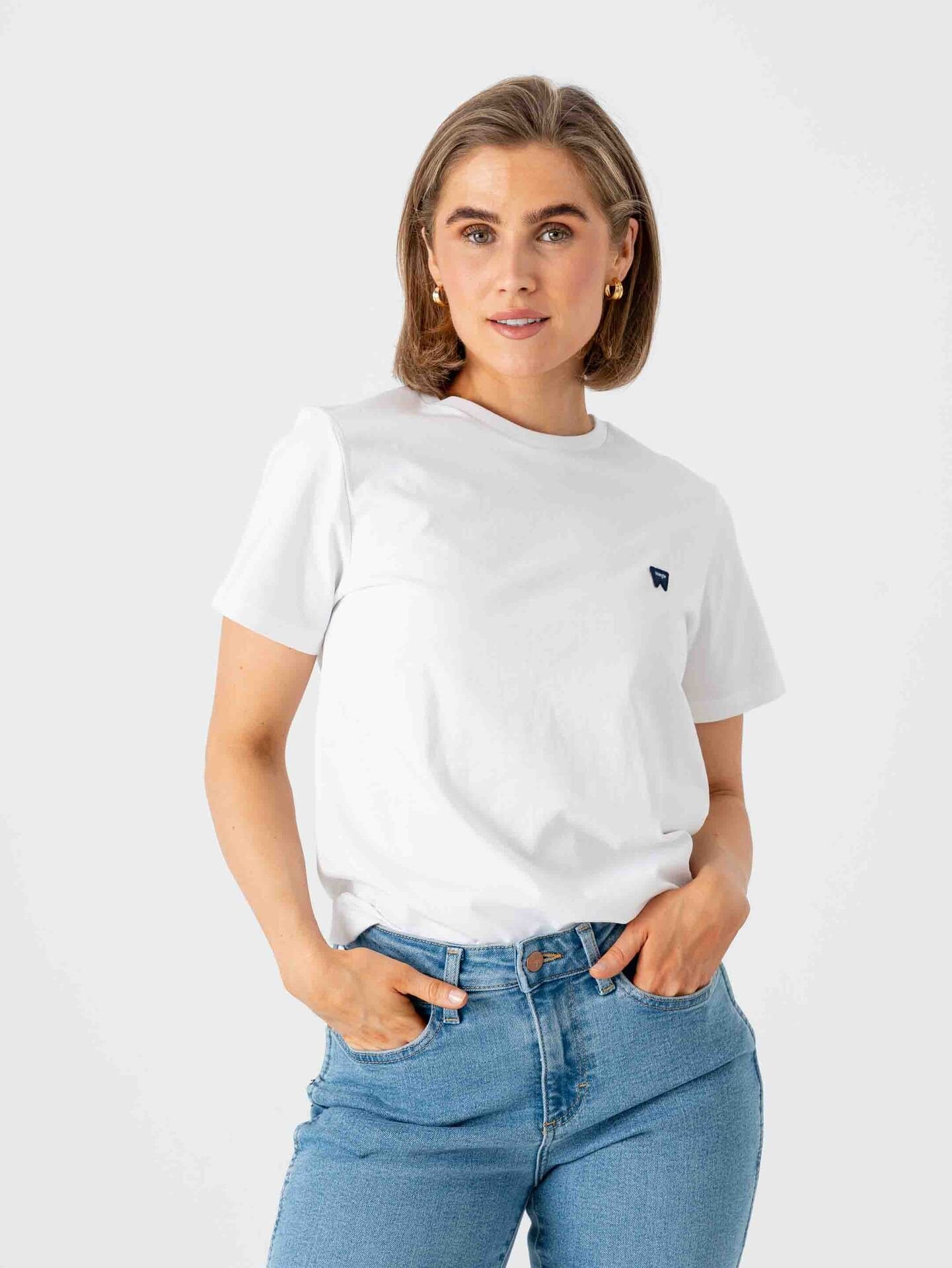 Wrangler Sign Off Tee White