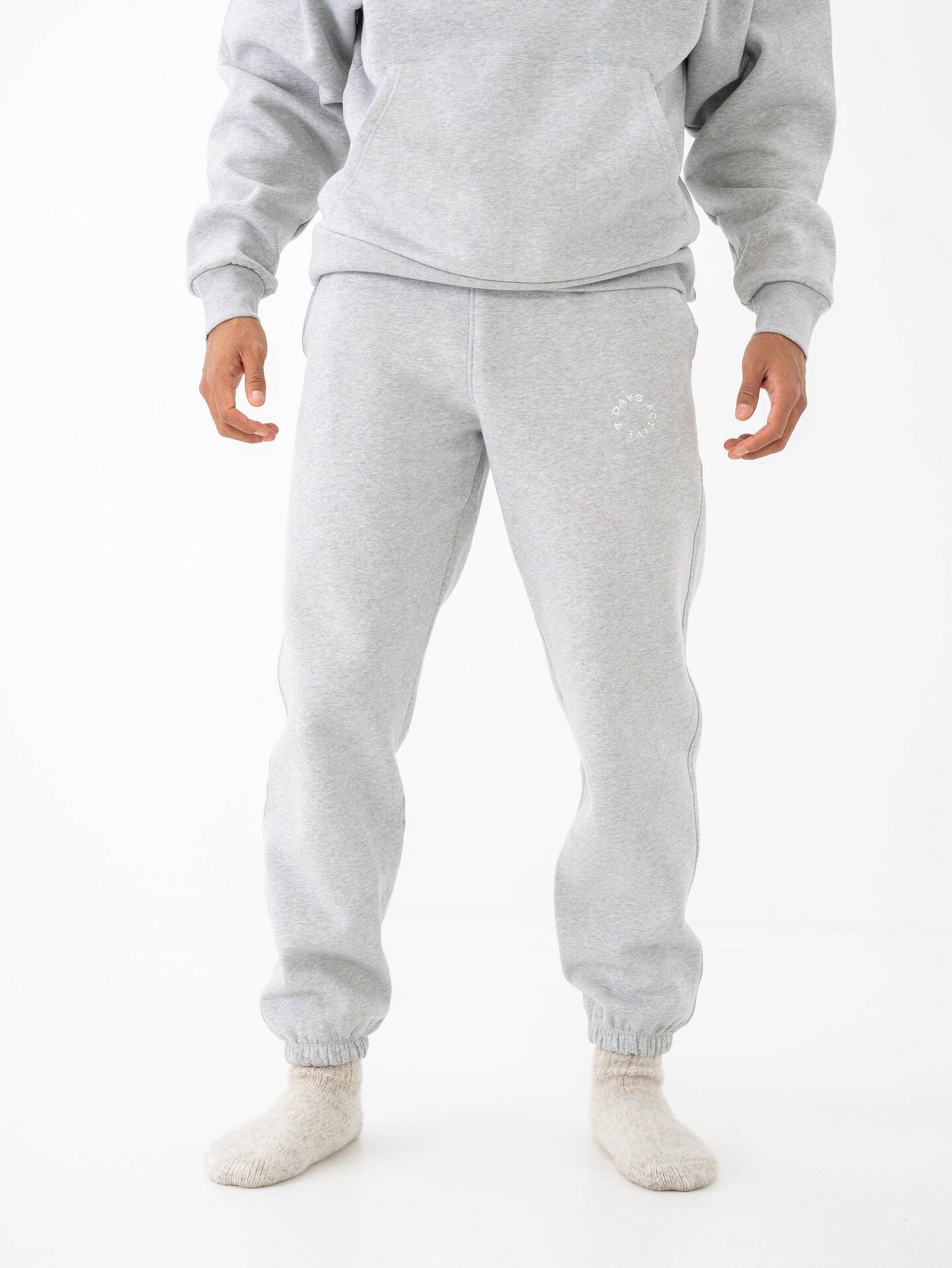 7 DAYS Active Organic Regular Sweatpants Heather Grey