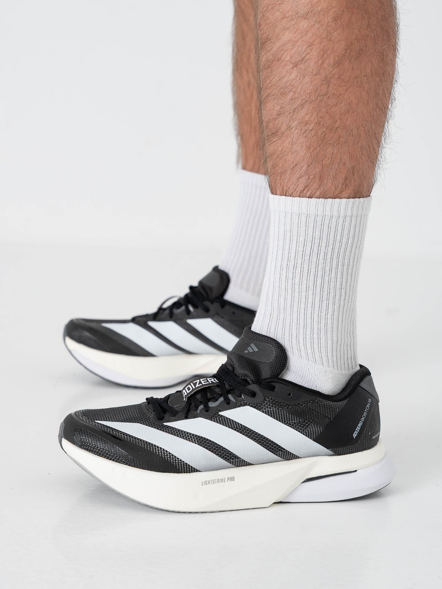 adidas Adizero Boston 13 Black / White / Grey
