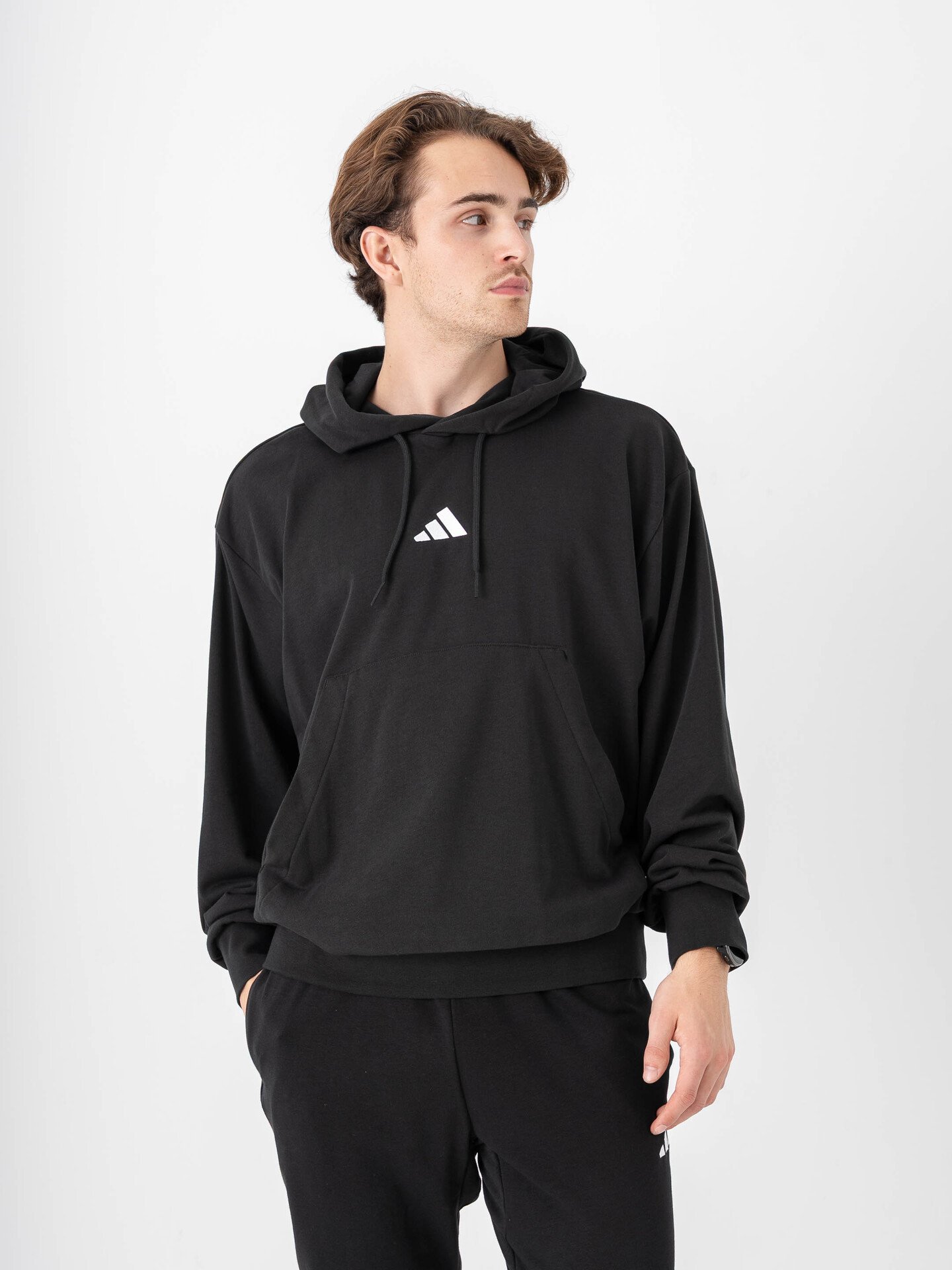 adidas Feelcozy Hoodie Black / White