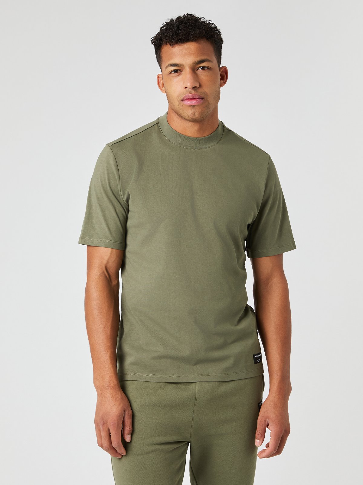 Björn Borg Centre High Neck T-Shirt Dusty Olive